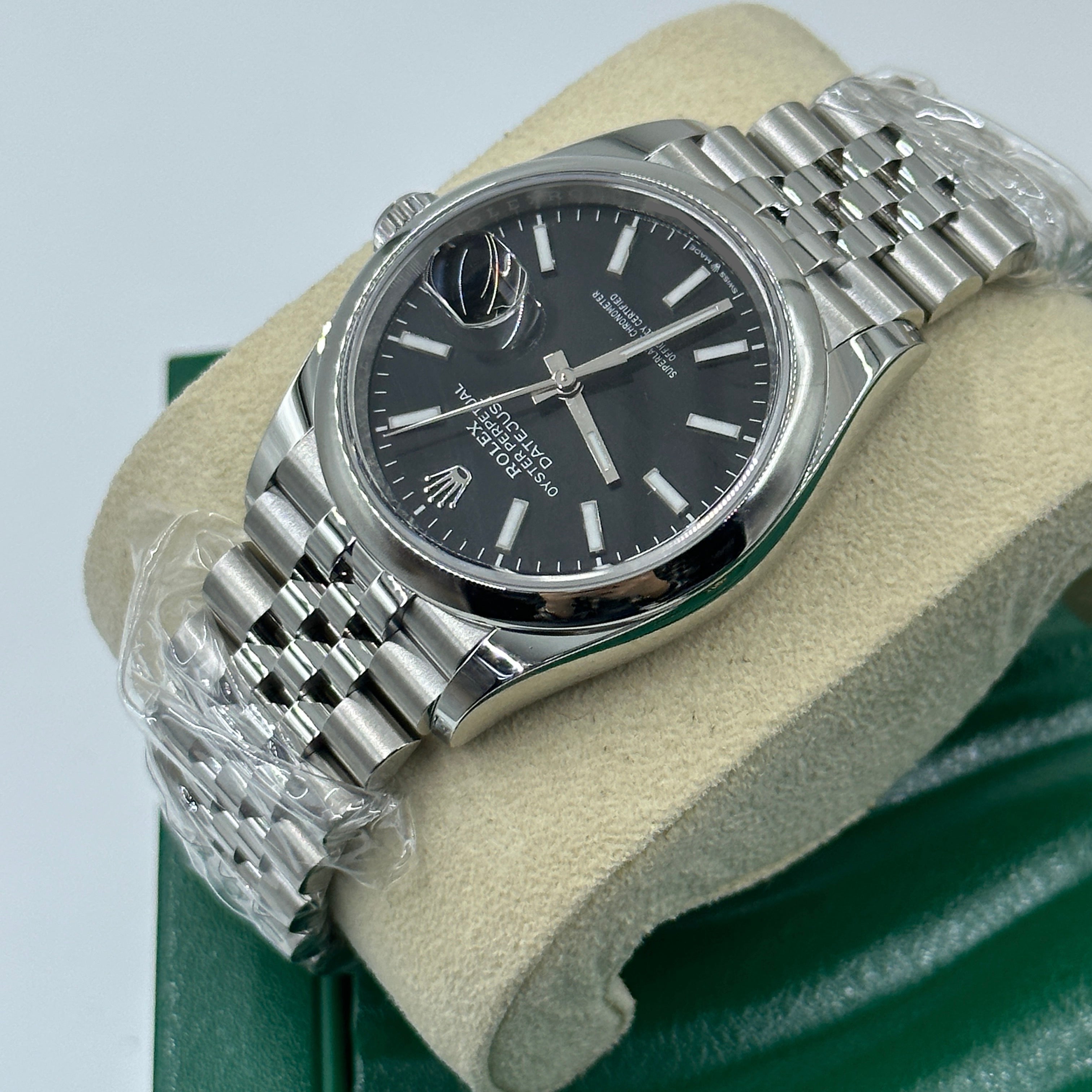 Rolex Datejust 36 126200 Black Index Jubilee 2025