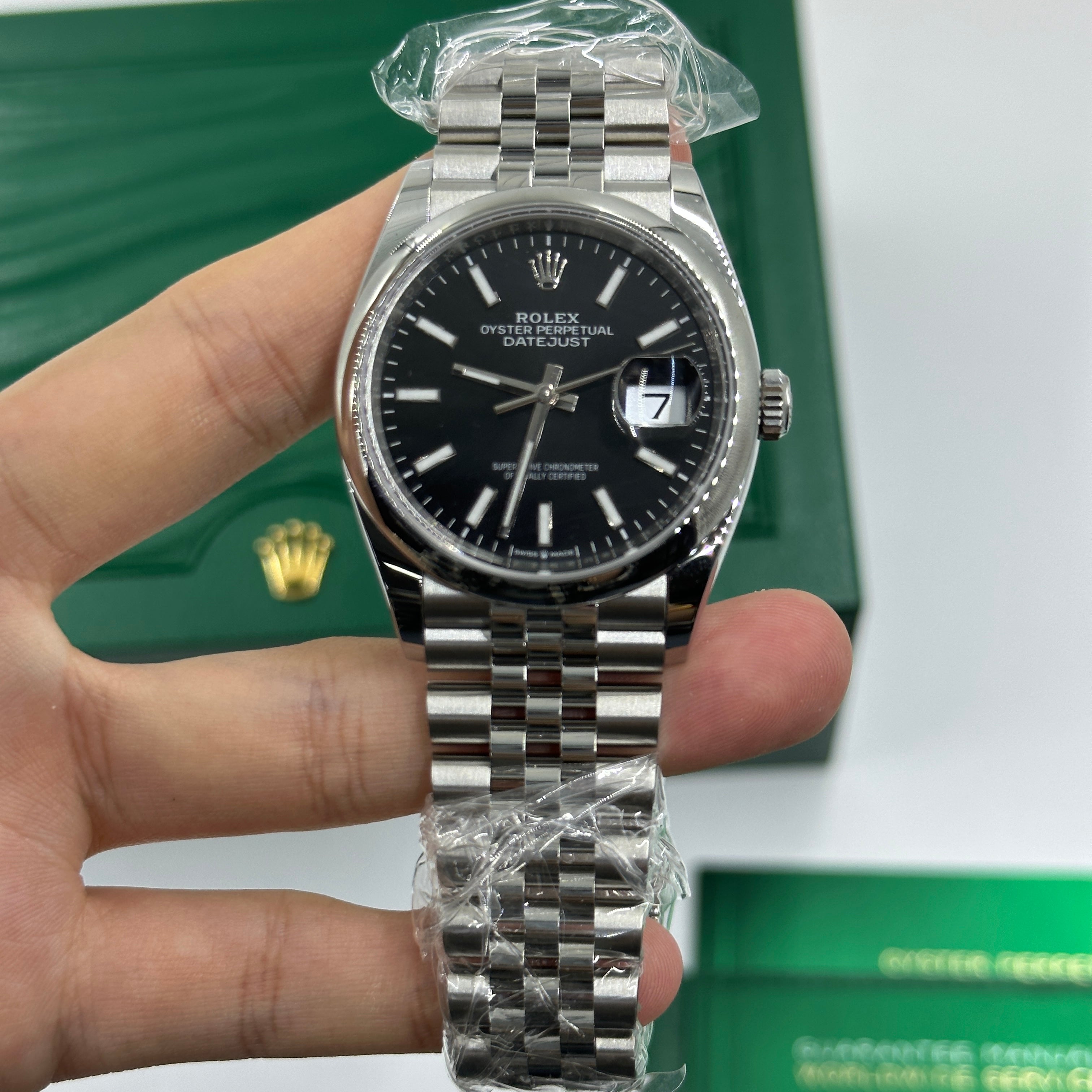 Rolex Datejust 36 126200 Black Index Jubilee 2025