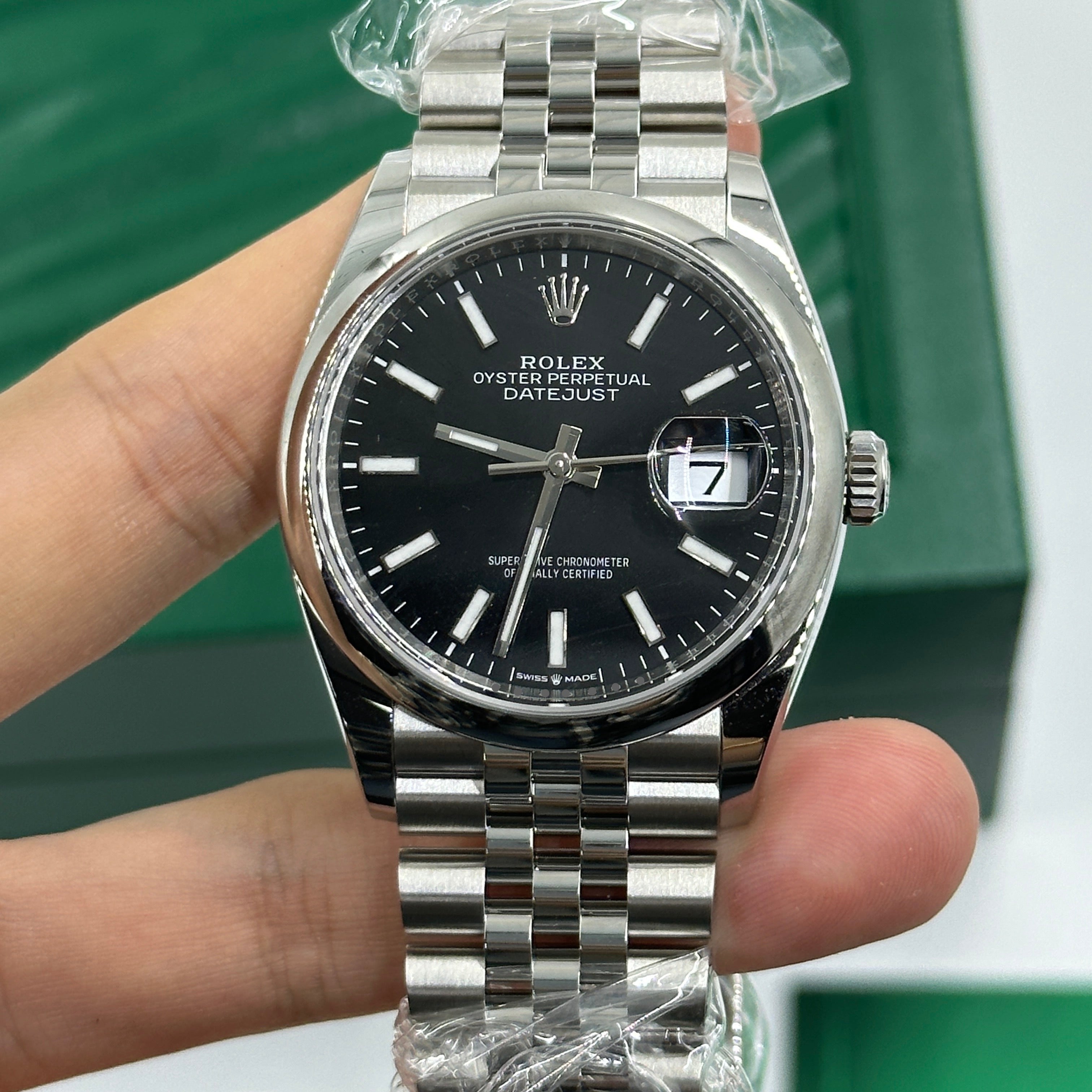 Rolex Datejust 36 126200 Black Index Jubilee 2025