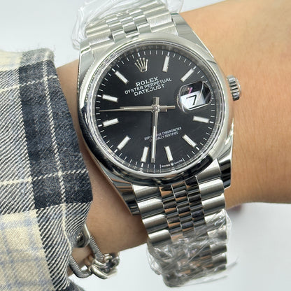 Rolex Datejust 36 126200 Black Index Jubilee 2025