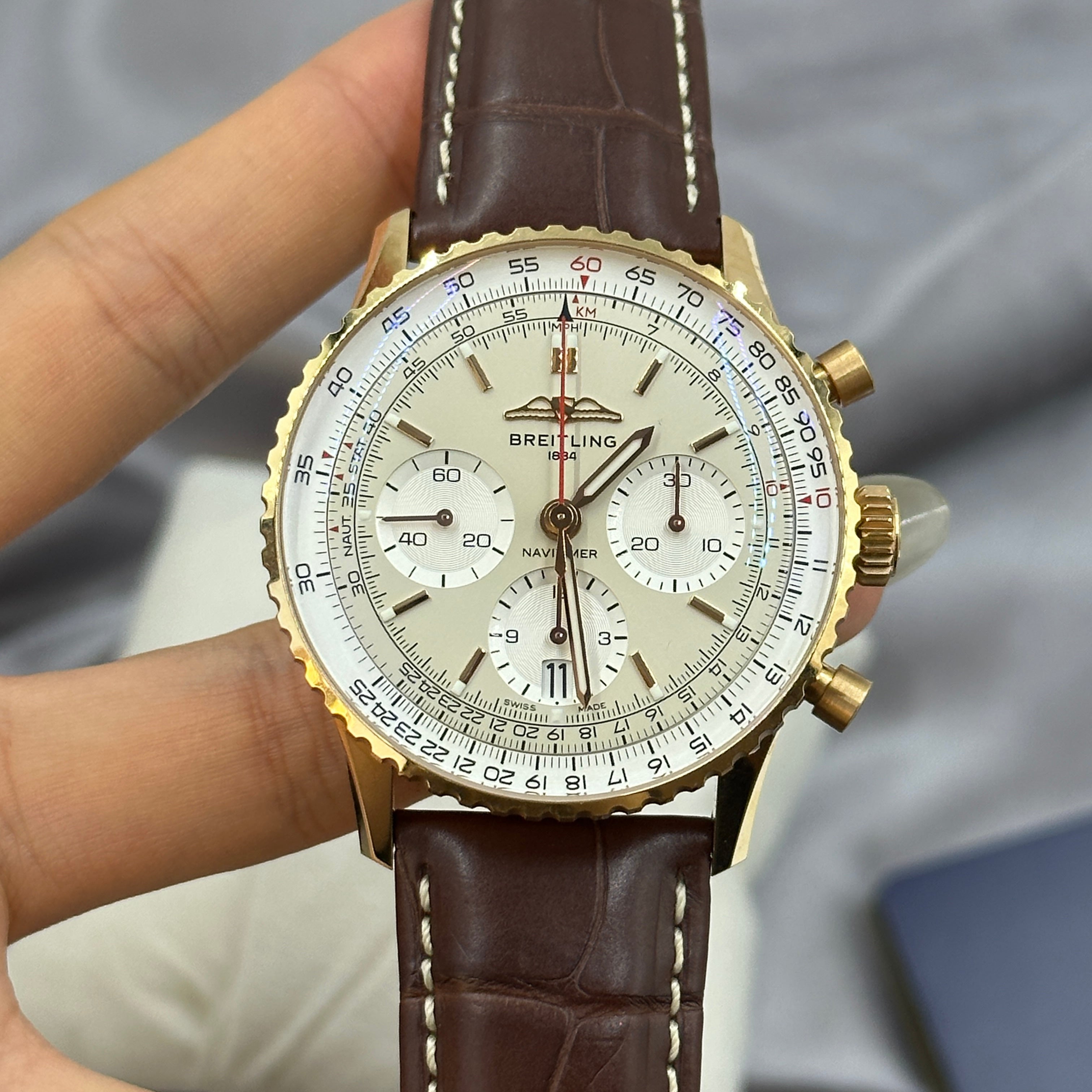 Breitling Navitimer 41mm B01 Chronograph 41 Rb0139211G1P1 2024