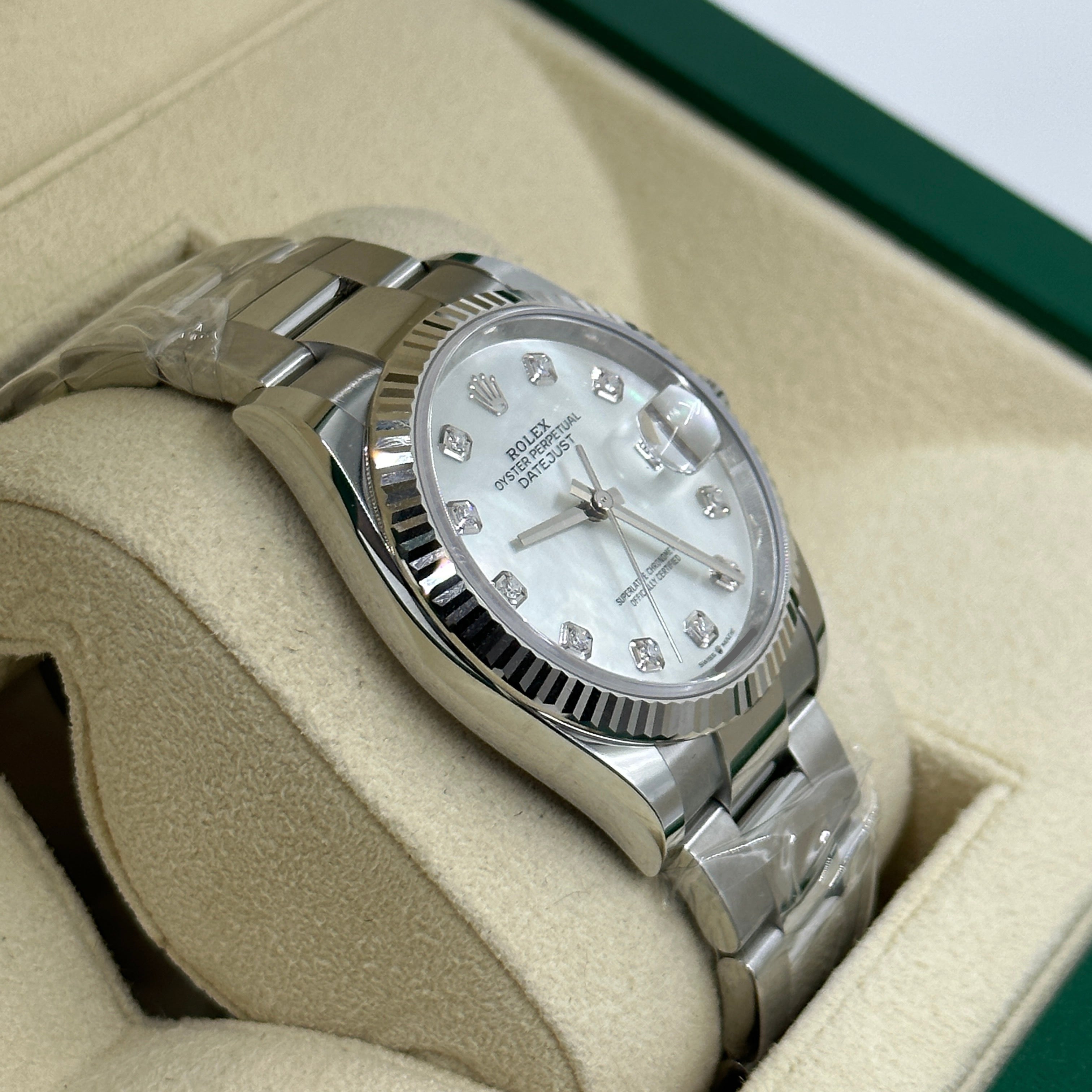 Rolex Datejust 36 126234Ng White Oyster 2025