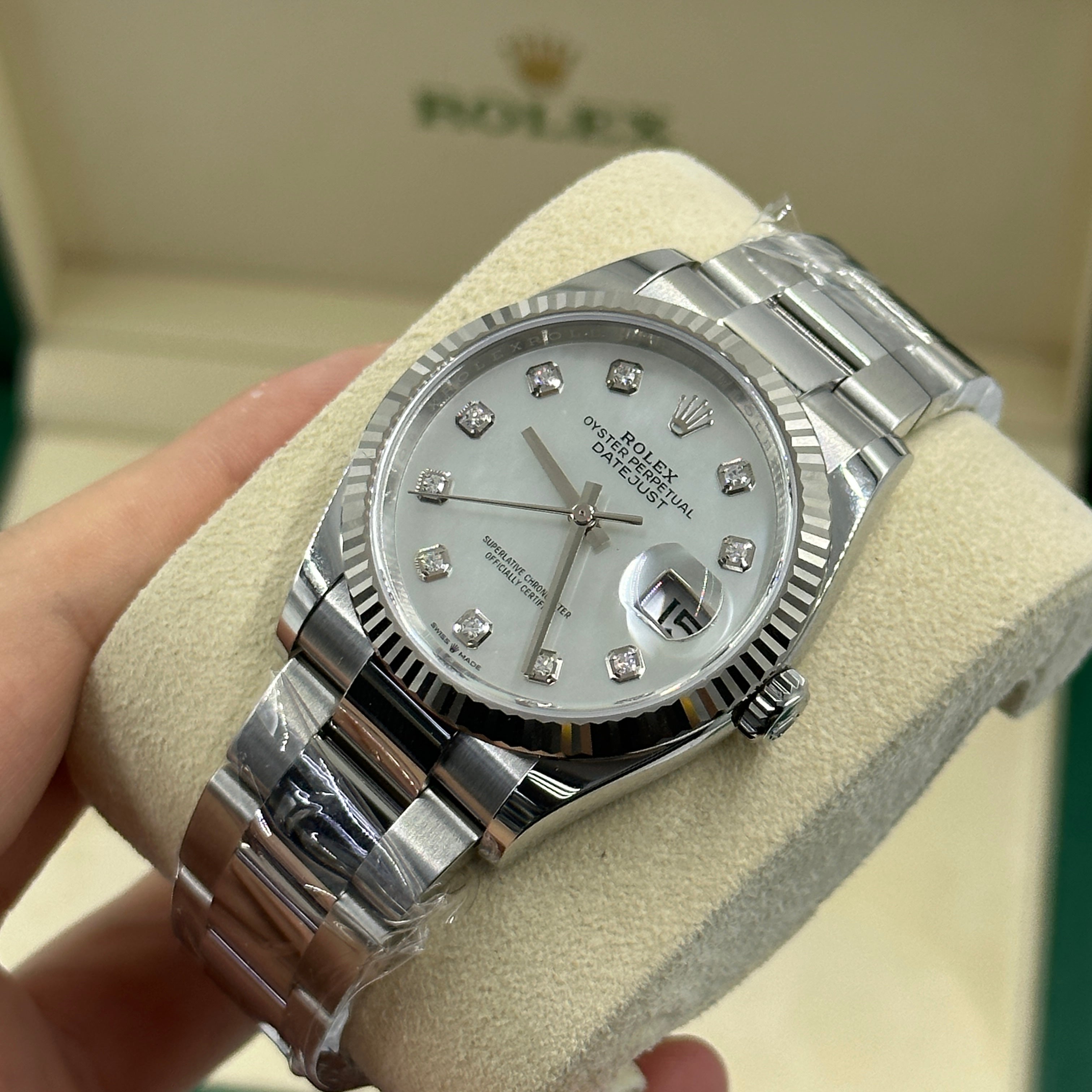 Rolex Datejust 36 126234Ng White Oyster 2025