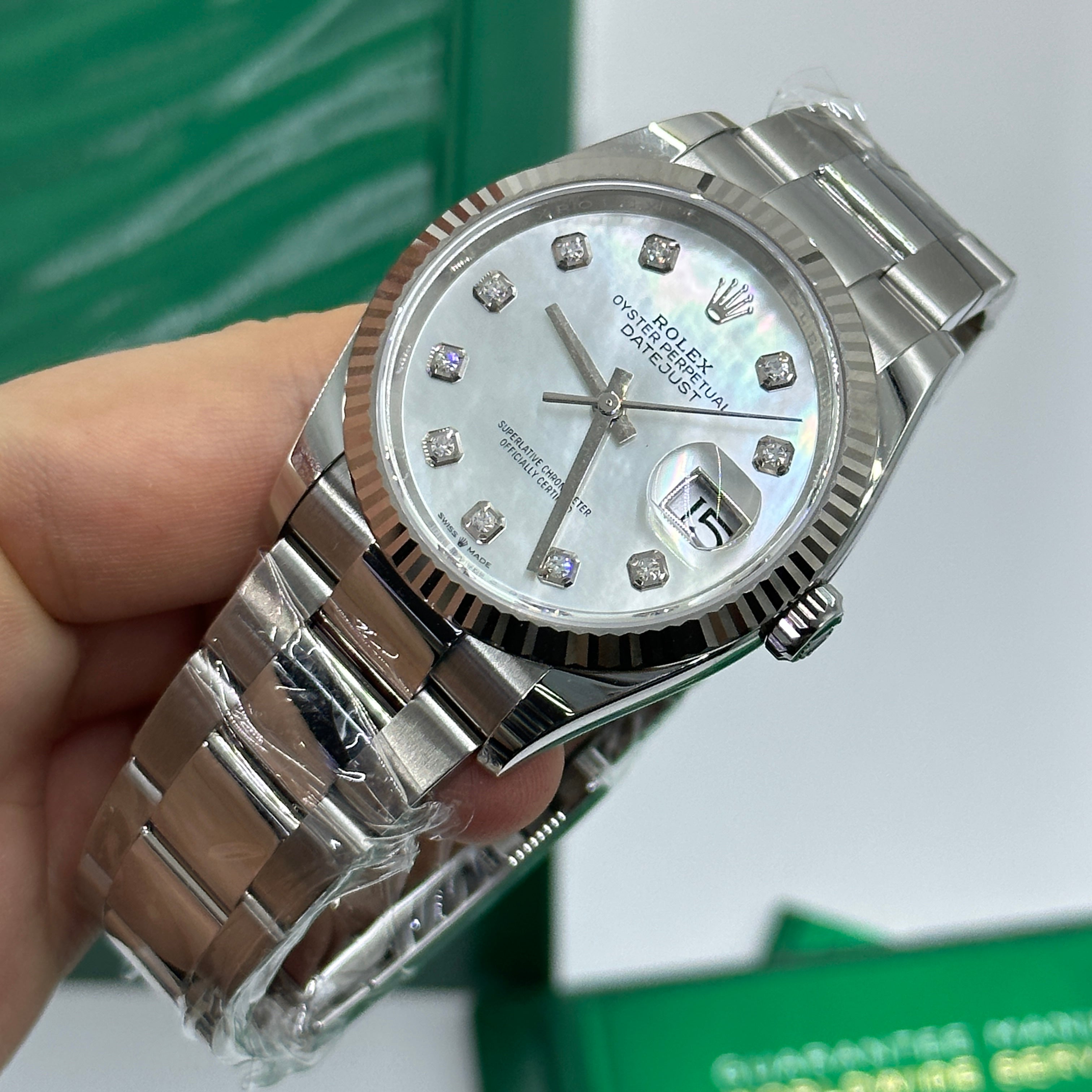 Rolex Datejust 36 126234Ng White Oyster 2025