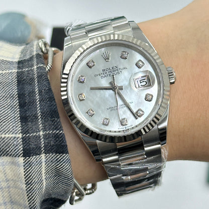 Rolex Datejust 36 126234Ng White Oyster 2025