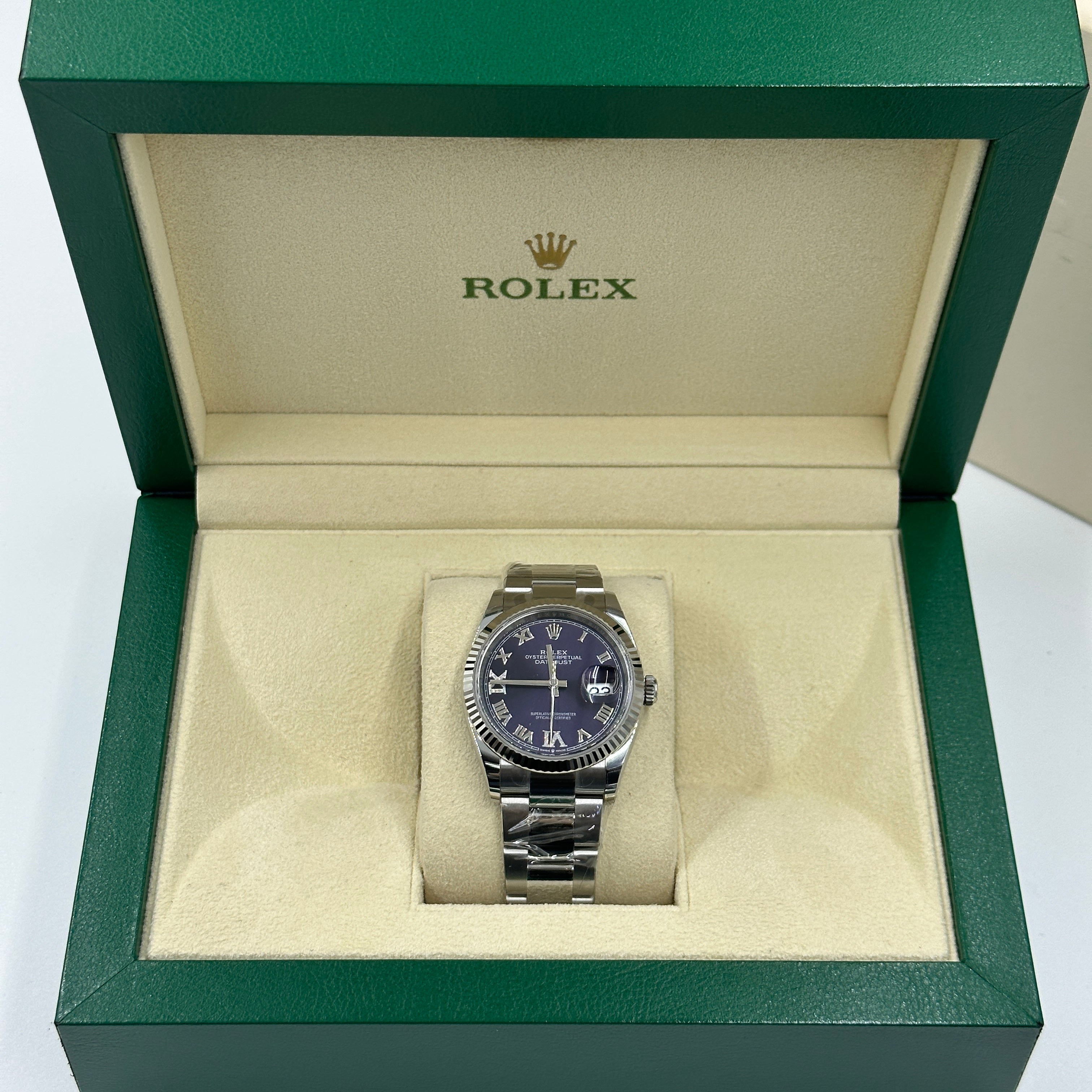 Rolex Datejust 36 126234 Purple VIIX Oyster 2024