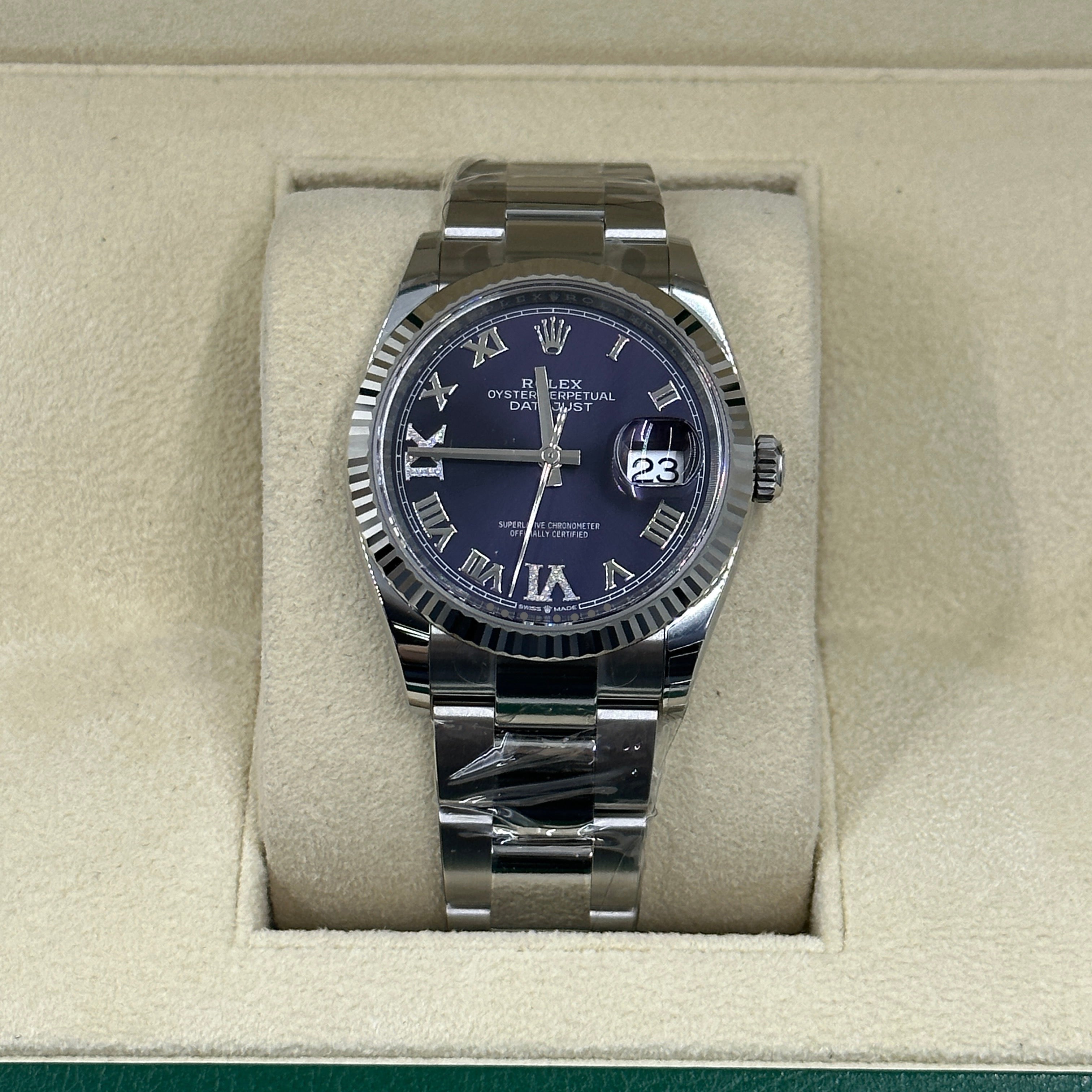 Rolex Datejust 36 126234 Purple VIIX Oyster 2024