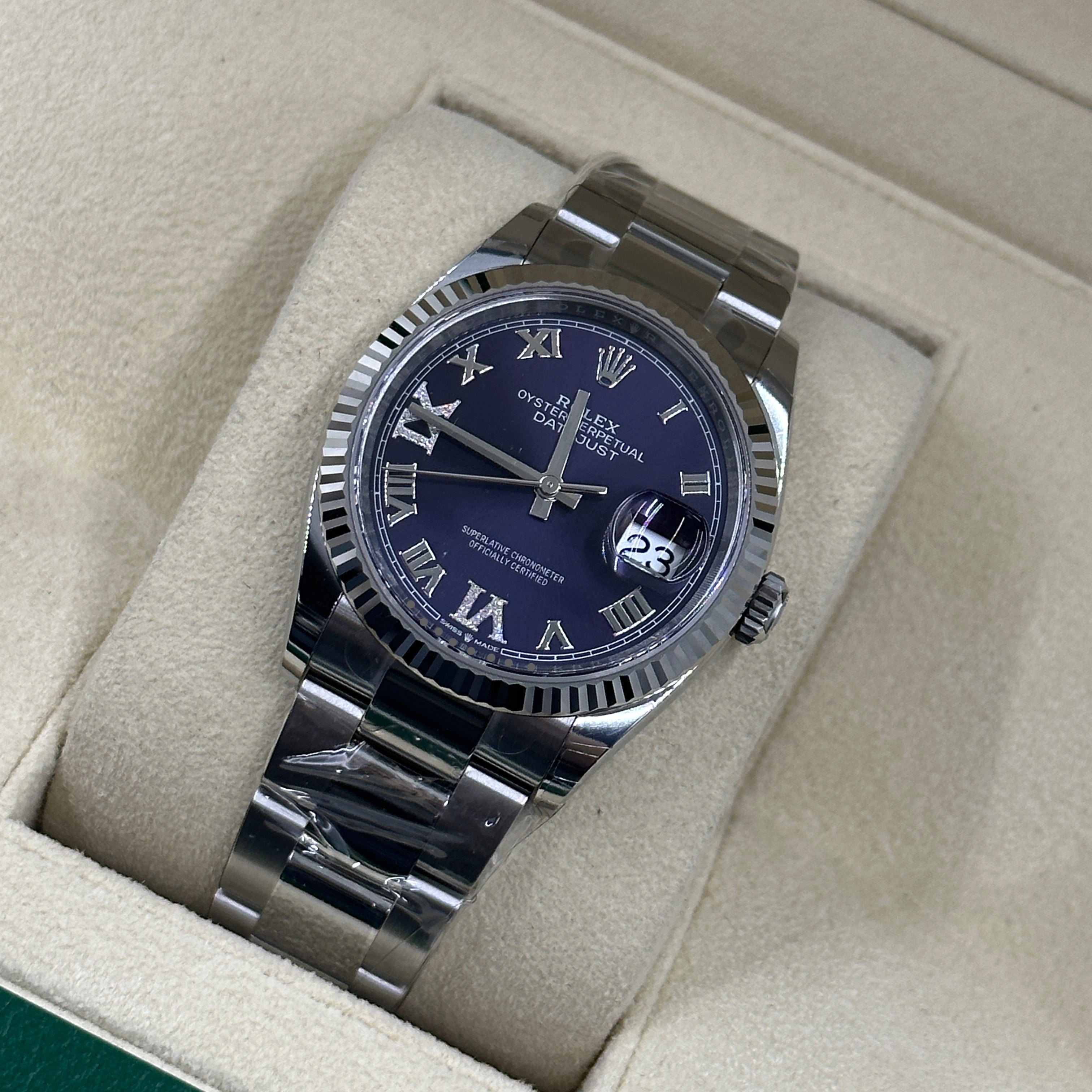 Rolex Datejust 36 126234 Purple VIIX Oyster 2024