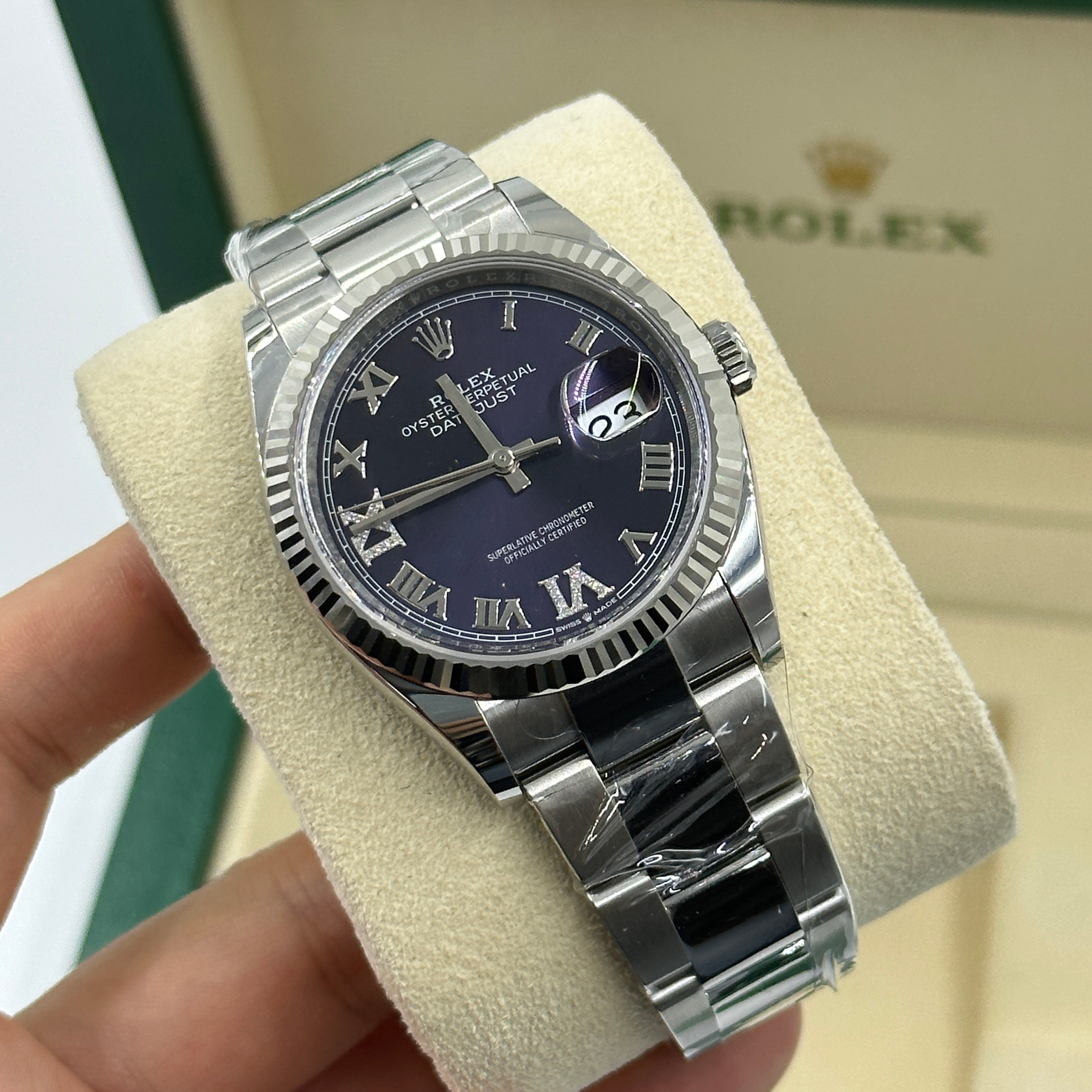 Rolex Datejust 36 126234 Purple VIIX Oyster 2024