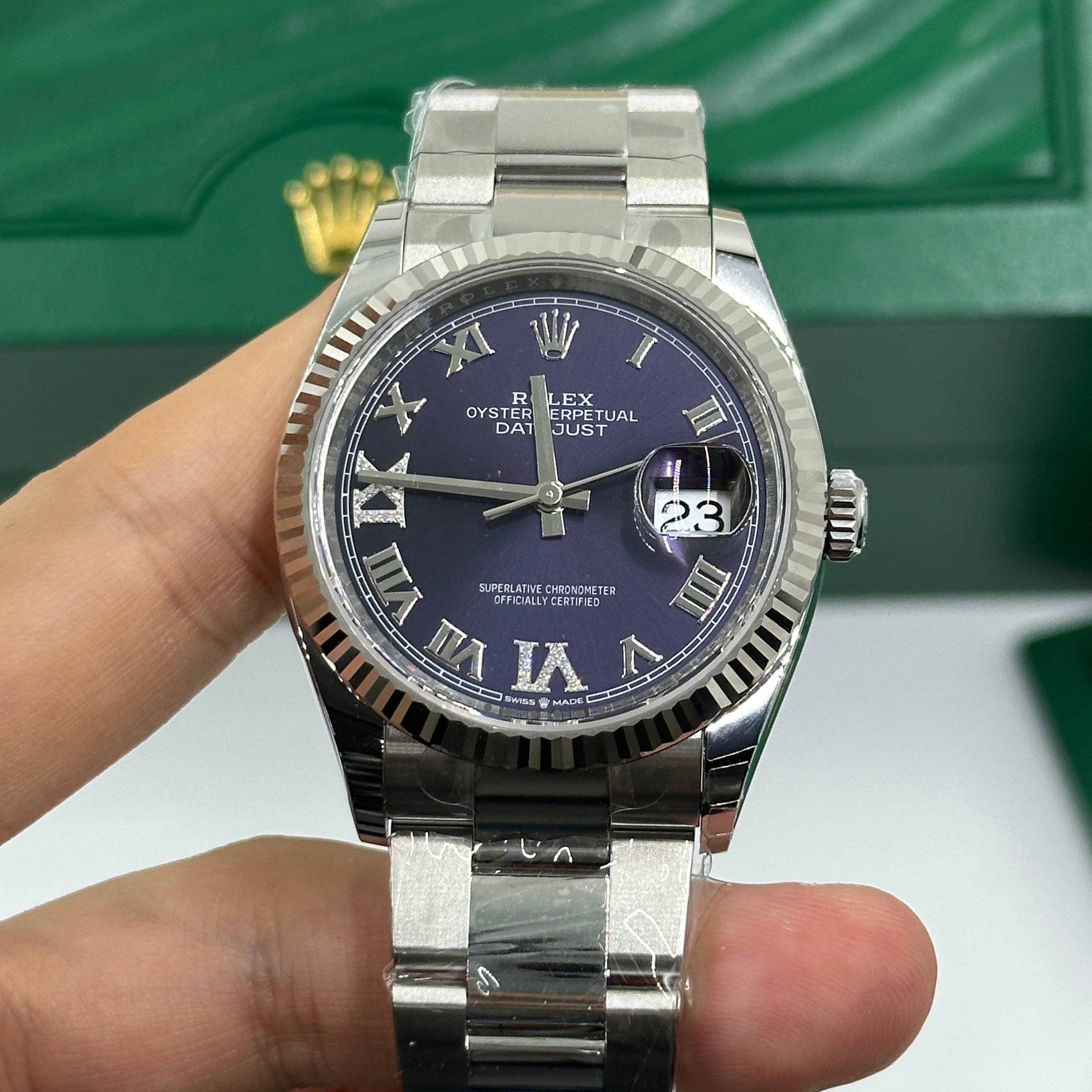 Rolex Datejust 36 126234 Purple VIIX Oyster 2024