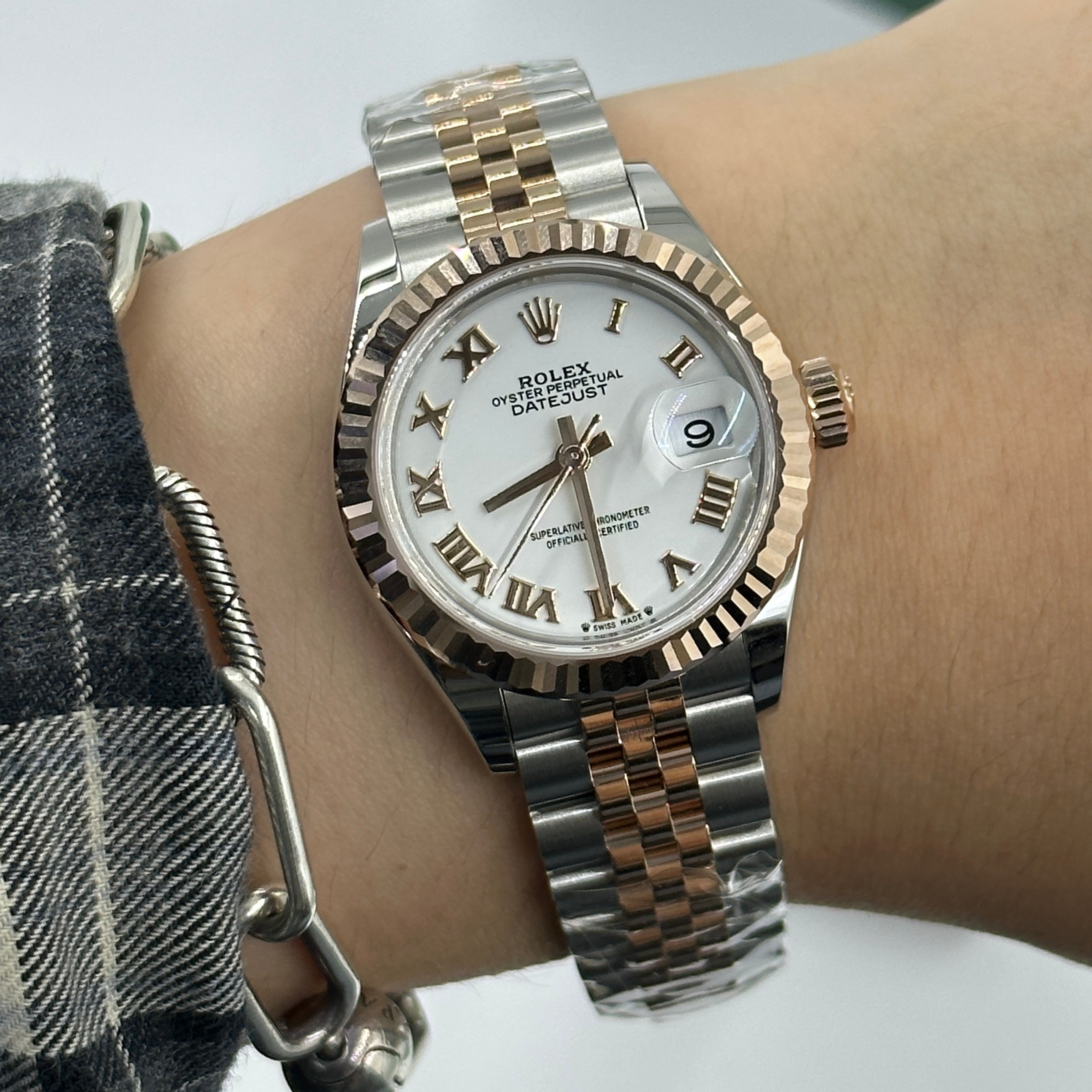 Rolex Lady-Datejust 279171 White Roman Jubilee 2025