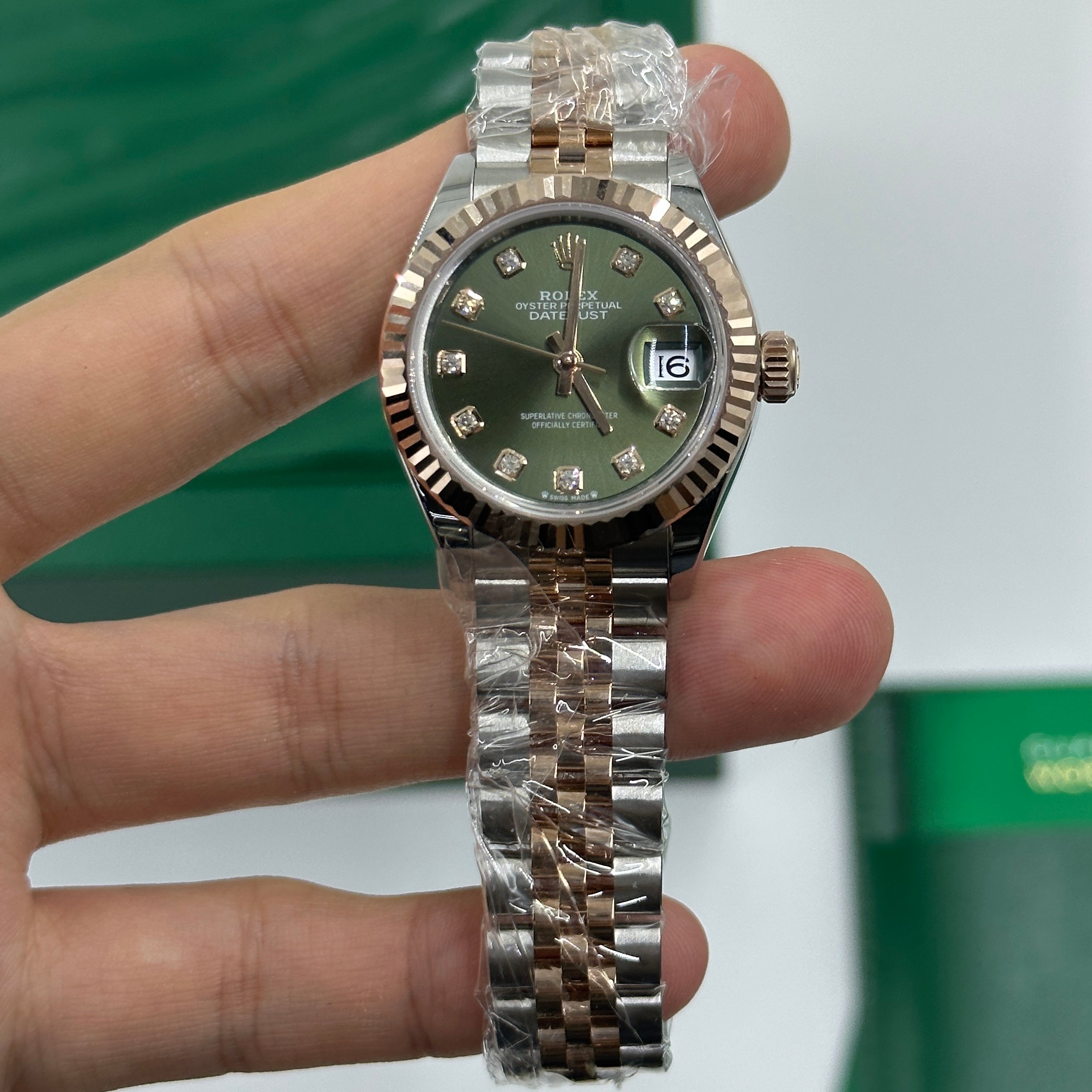 Rolex Lady-Datejust 279171G GREEN JUB