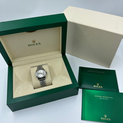 Rolex Lady-Datejust 28 279160 Silver Roman Jubilee