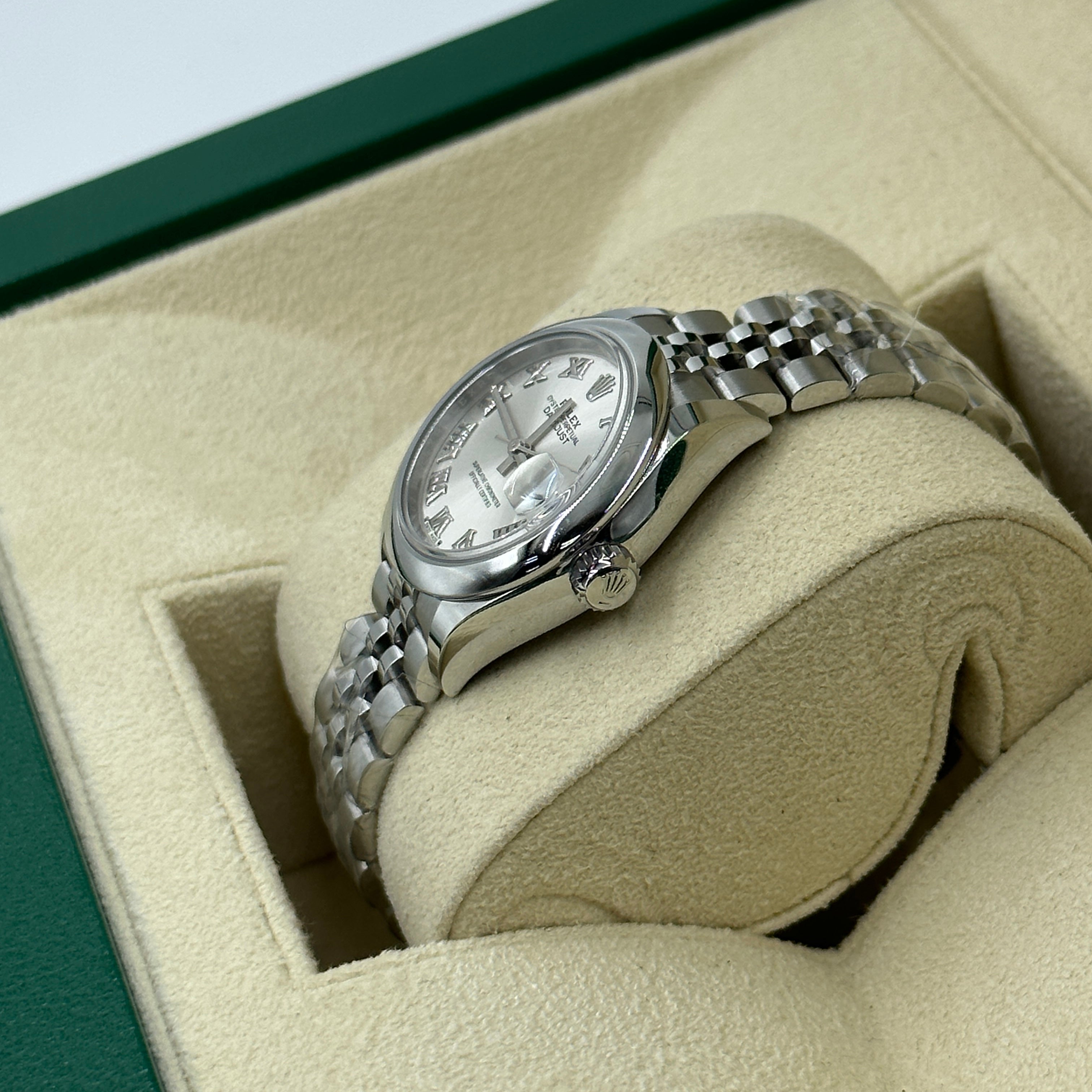 Rolex Lady-Datejust 28 279160 Silver Roman Jubilee
