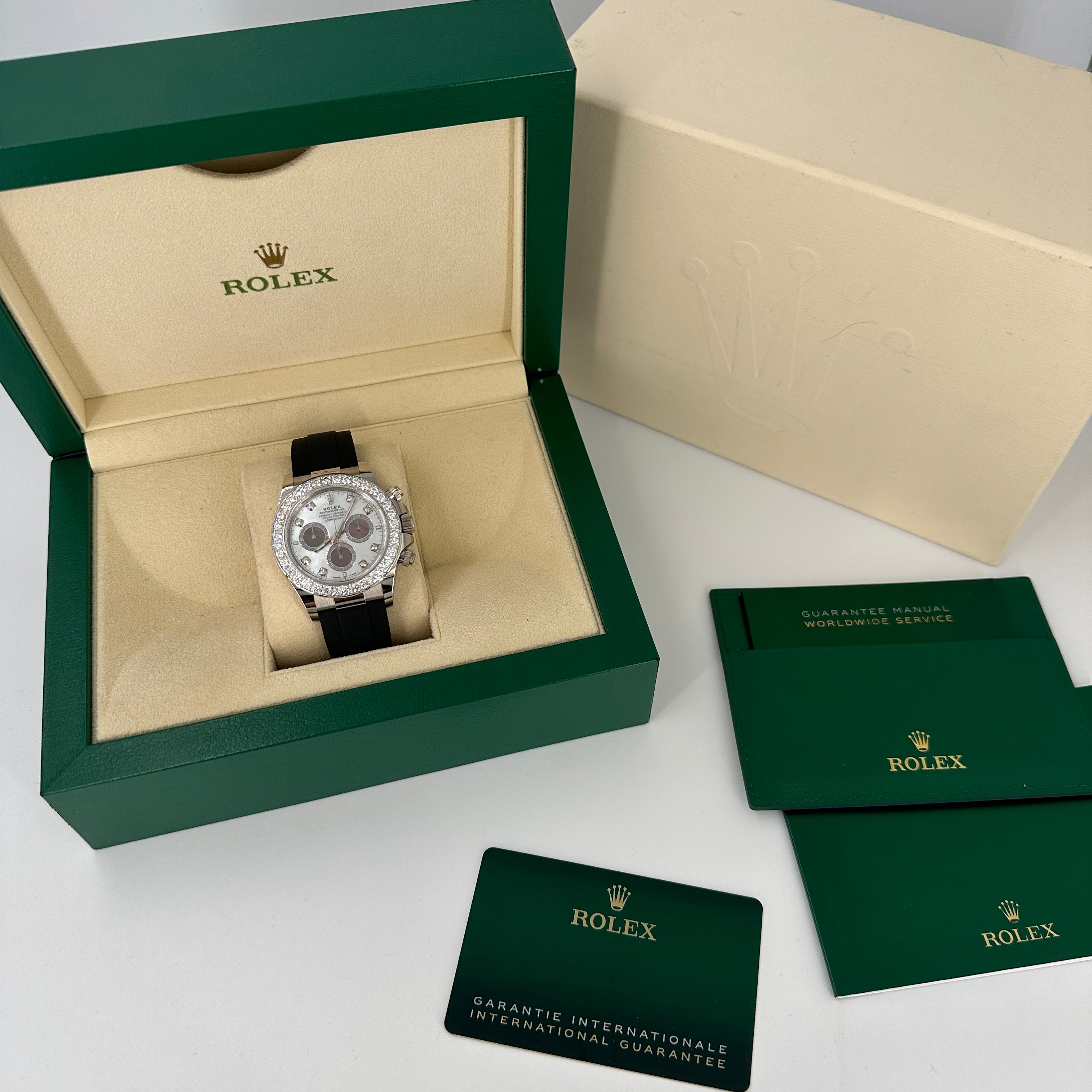 Rolex daytona 126589RBR NG WHITE