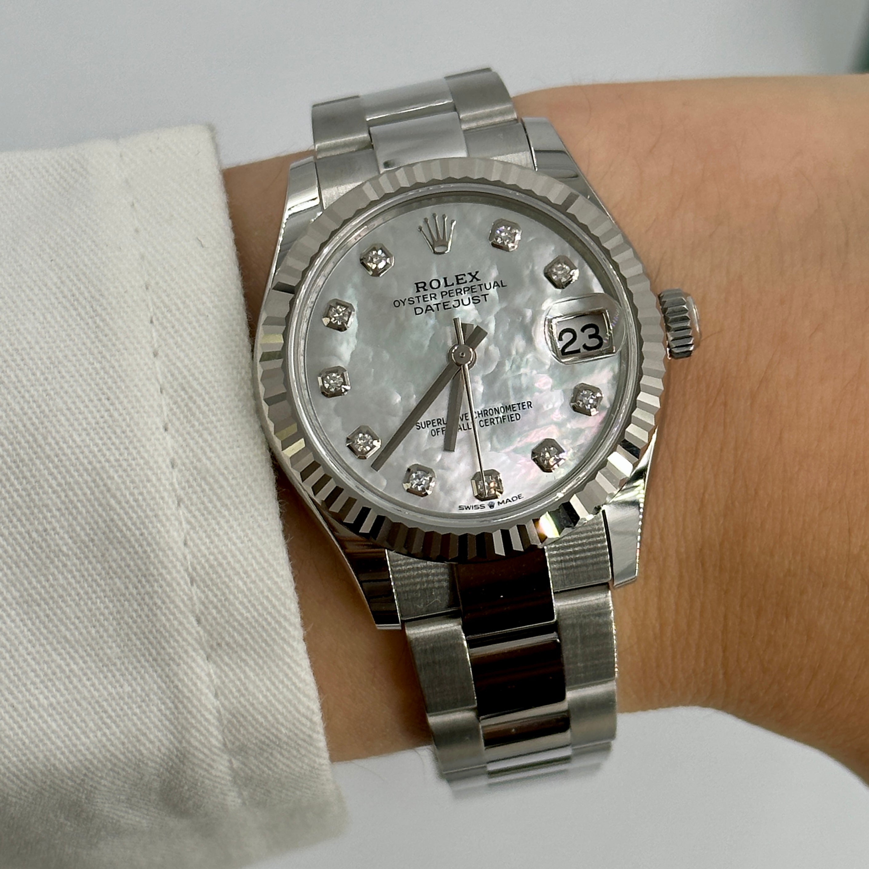Rolex Datejust 31 278274Ng White Oyster 2025