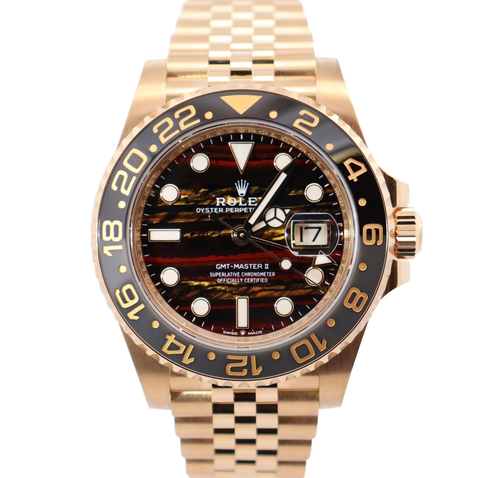 Rolex GMT-Master II 126718GRNR Tiger Iron Jubilee