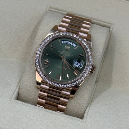 Rolex Day-Date 40 228345RBR Green Roman 2025