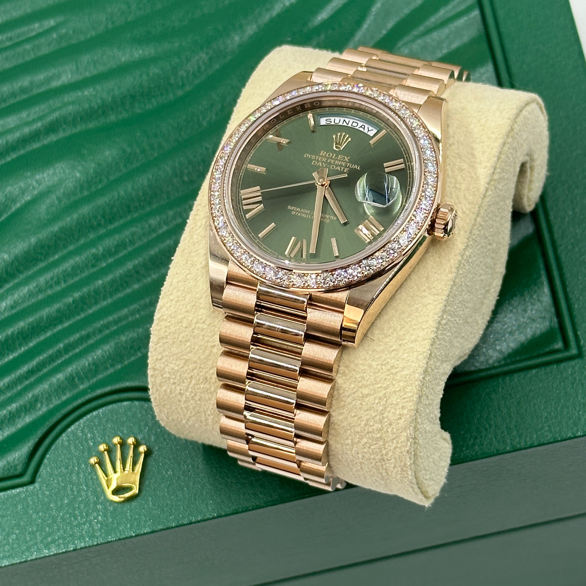 Rolex Day-Date 40 228345RBR Green Roman 2024