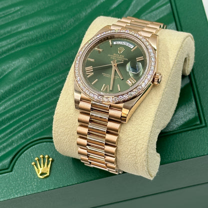 Rolex Day-Date 40 228345RBR Green Roman 2025