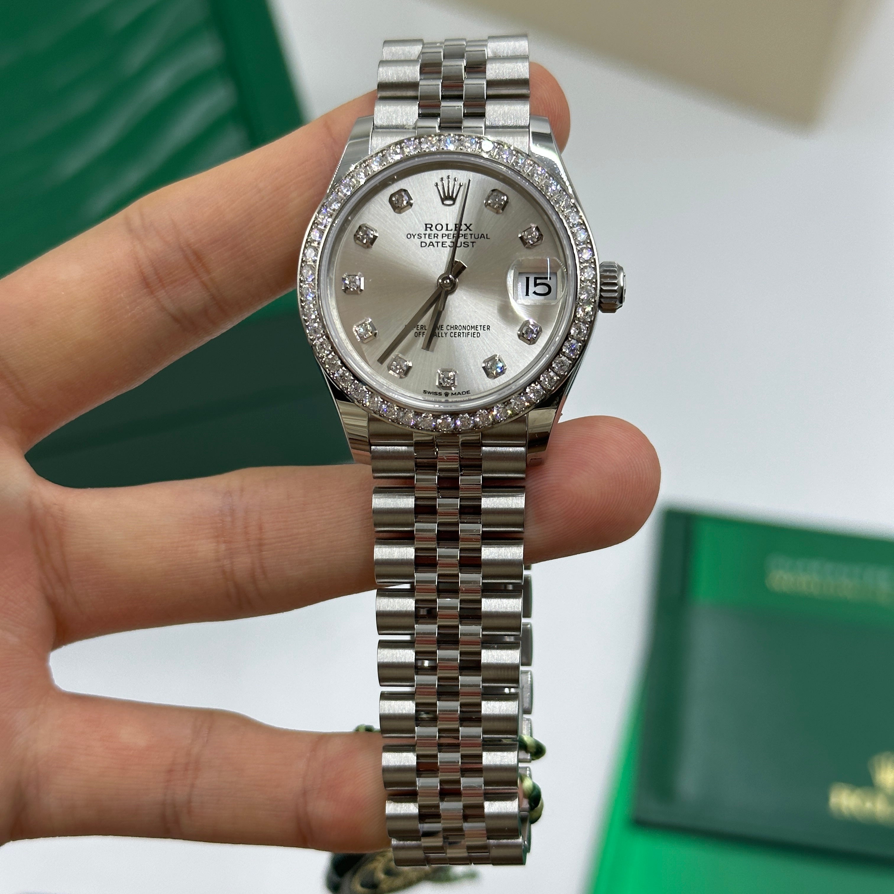 Rolex Datejust 31 278384RBR G Silver Jubilee 2025