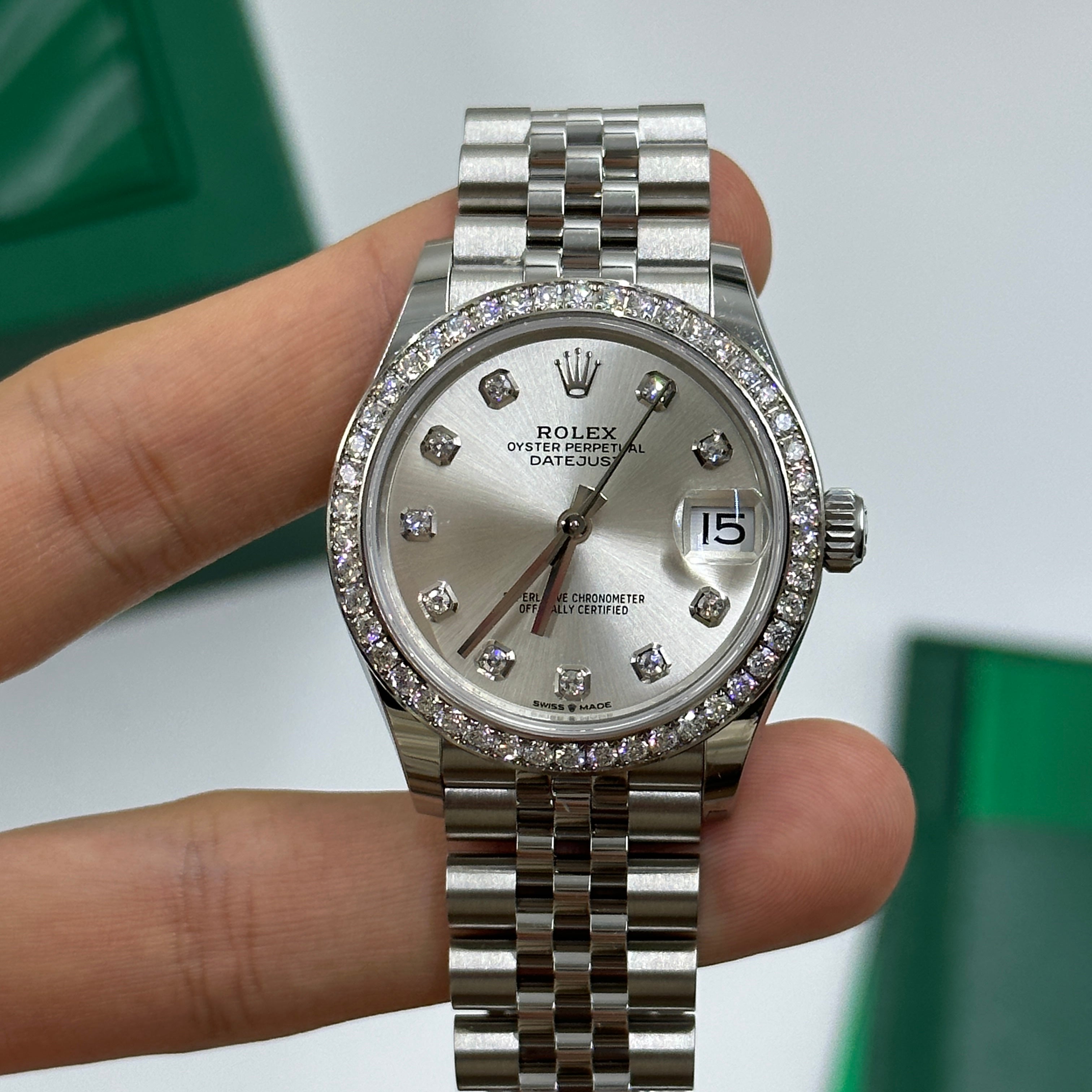 Rolex Datejust 31 278384RBR G Silver Jubilee 2025