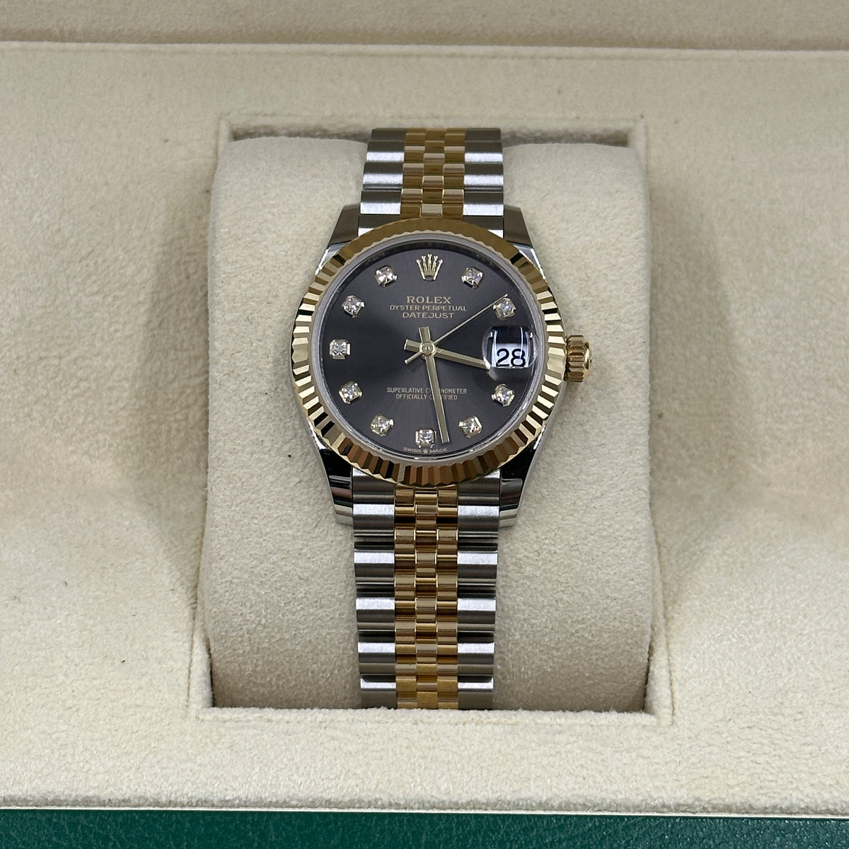 Rolex Datejust 31 278273G Dark Grey Jubilee 2026