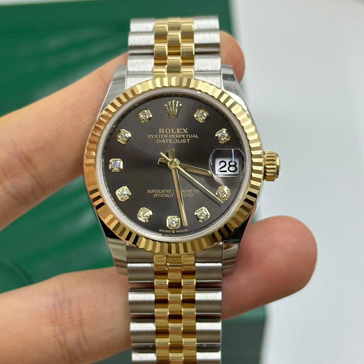 Rolex Datejust 31 278273G Dark Grey Jubilee 2026