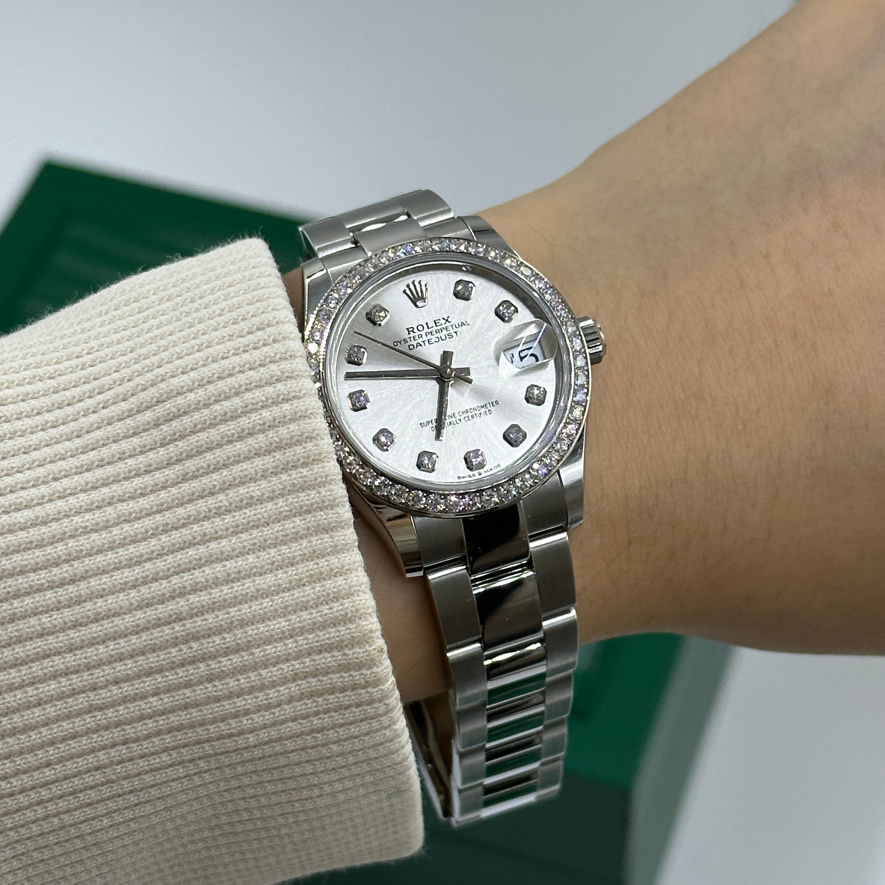 Rolex Datejust 31 278384RBR G Silver Oyster 2025