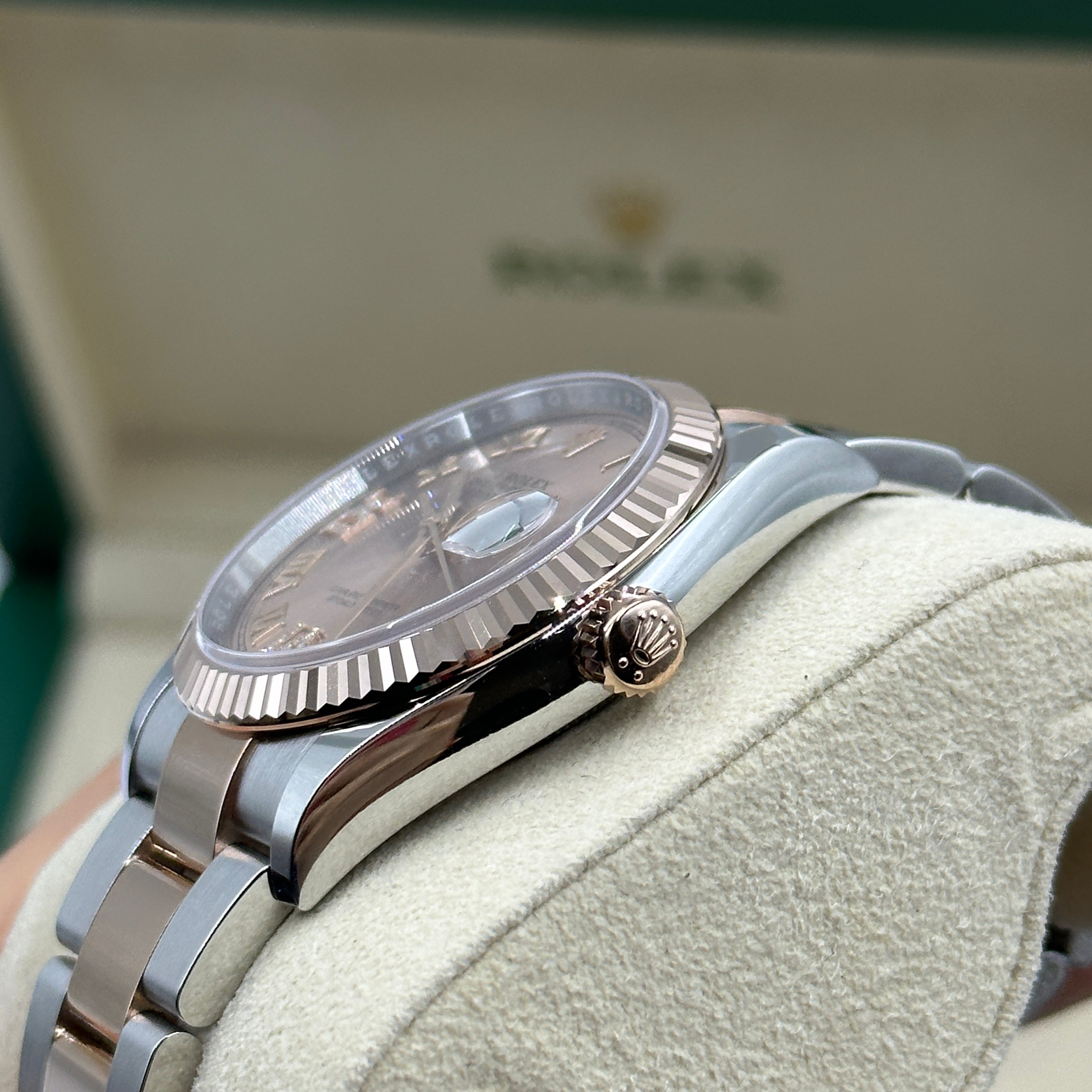 Rolex Datejust 36 126231 Pink VIIX  Roman Oyster 2025