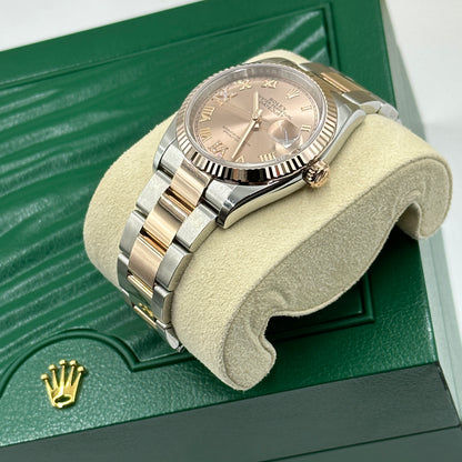 Rolex Datejust 36 126231 Pink VIIX  Roman Oyster 2025