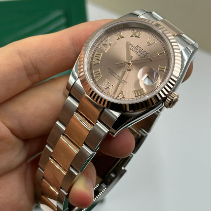 Rolex Datejust 36 126231 Pink VIIX  Roman Oyster 2025