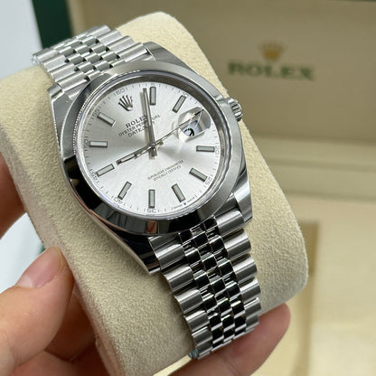 Rolex Datejust 36 126200 Silver Index Dial Jubilee
