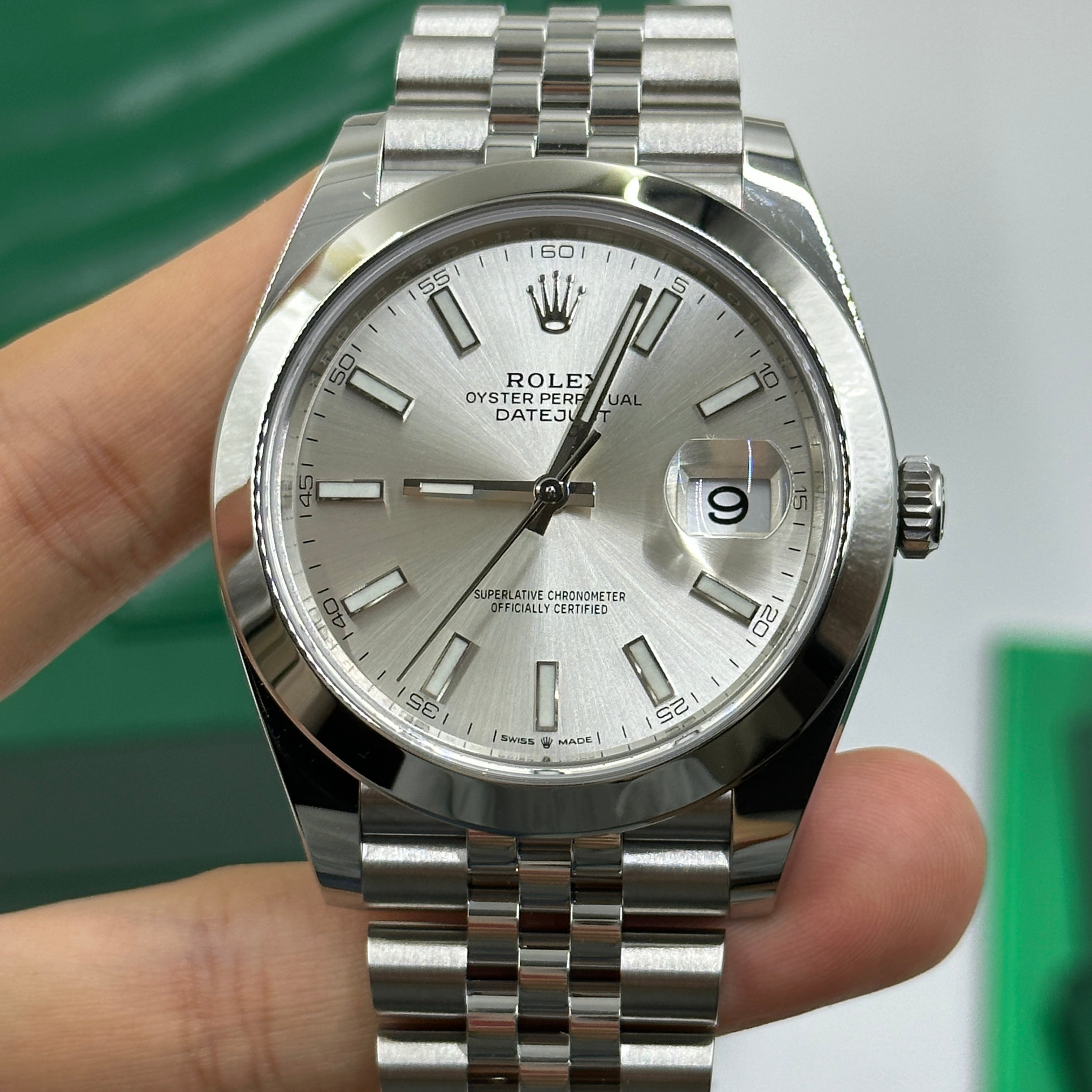 Rolex Datejust 36 126200 Silver Index Dial Jubilee