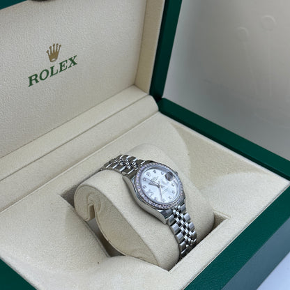 Rolex Lady-Datejust m279384RBR-0021 silver star diamons jub 2025