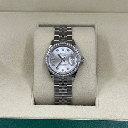 Rolex Lady-Datejust m279384RBR-0021 silver star diamons jub 2025