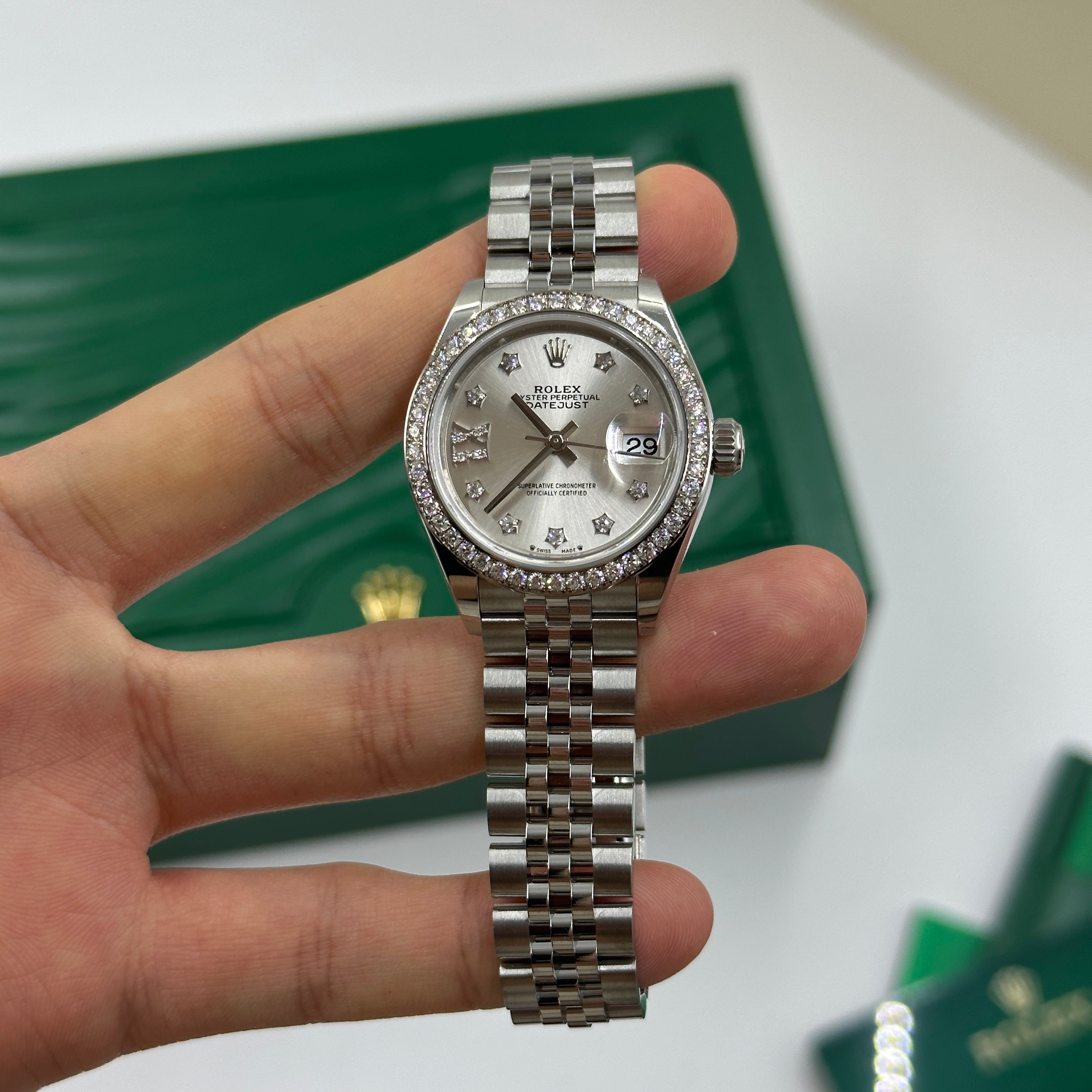 Rolex Lady-Datejust 279384G Silver Star Jubilee 2024
