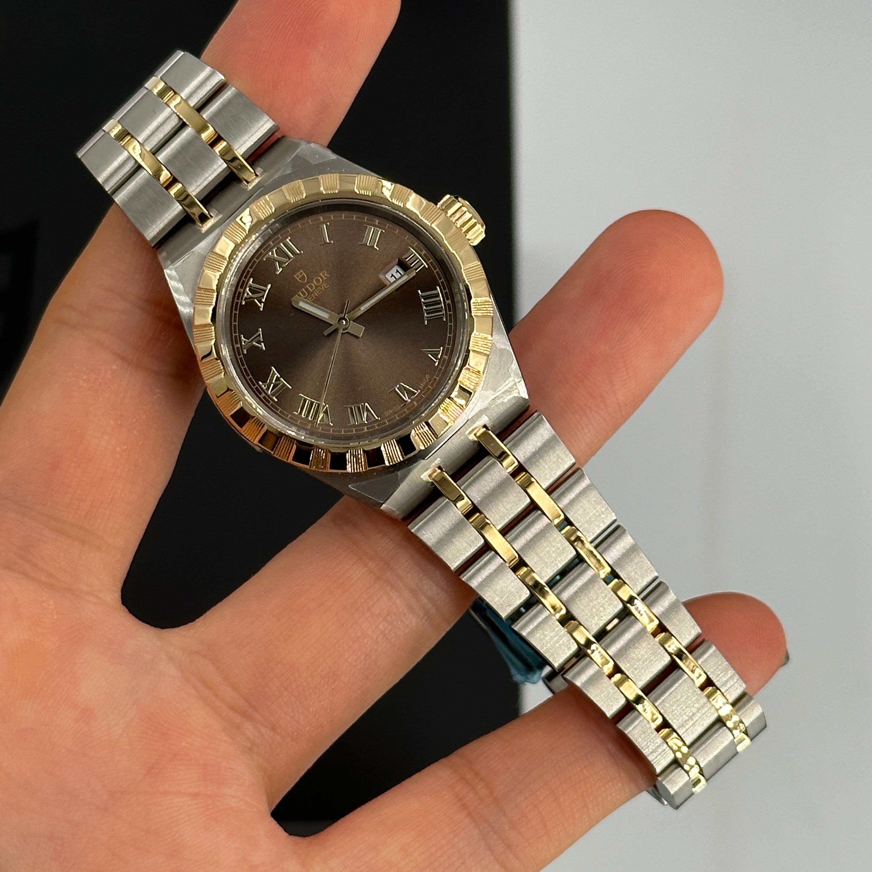 Tudor Royal 28mm 28303-0008 Chocolate Roman 2024
