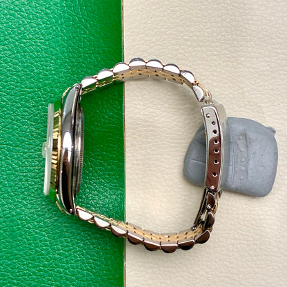 Rolex Datejust 36  16013 Champagne Diamond Jubilee 1986 Full Set-AAD