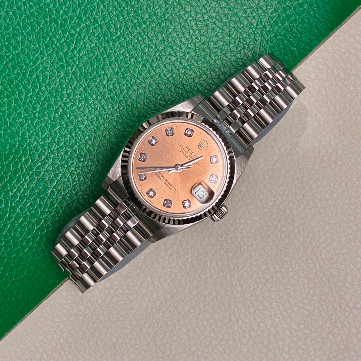 Rolex Datejust 31 68274 Salmon Diamond Jubilee 1999 Full Set-AAM