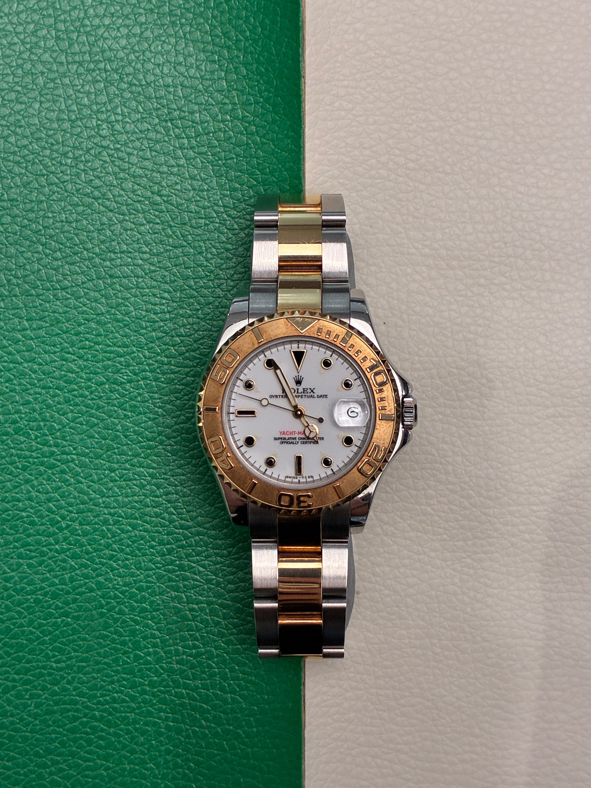 RolexYacht-Master 68623 White Dot Oyster 1999 Full Set-AAV