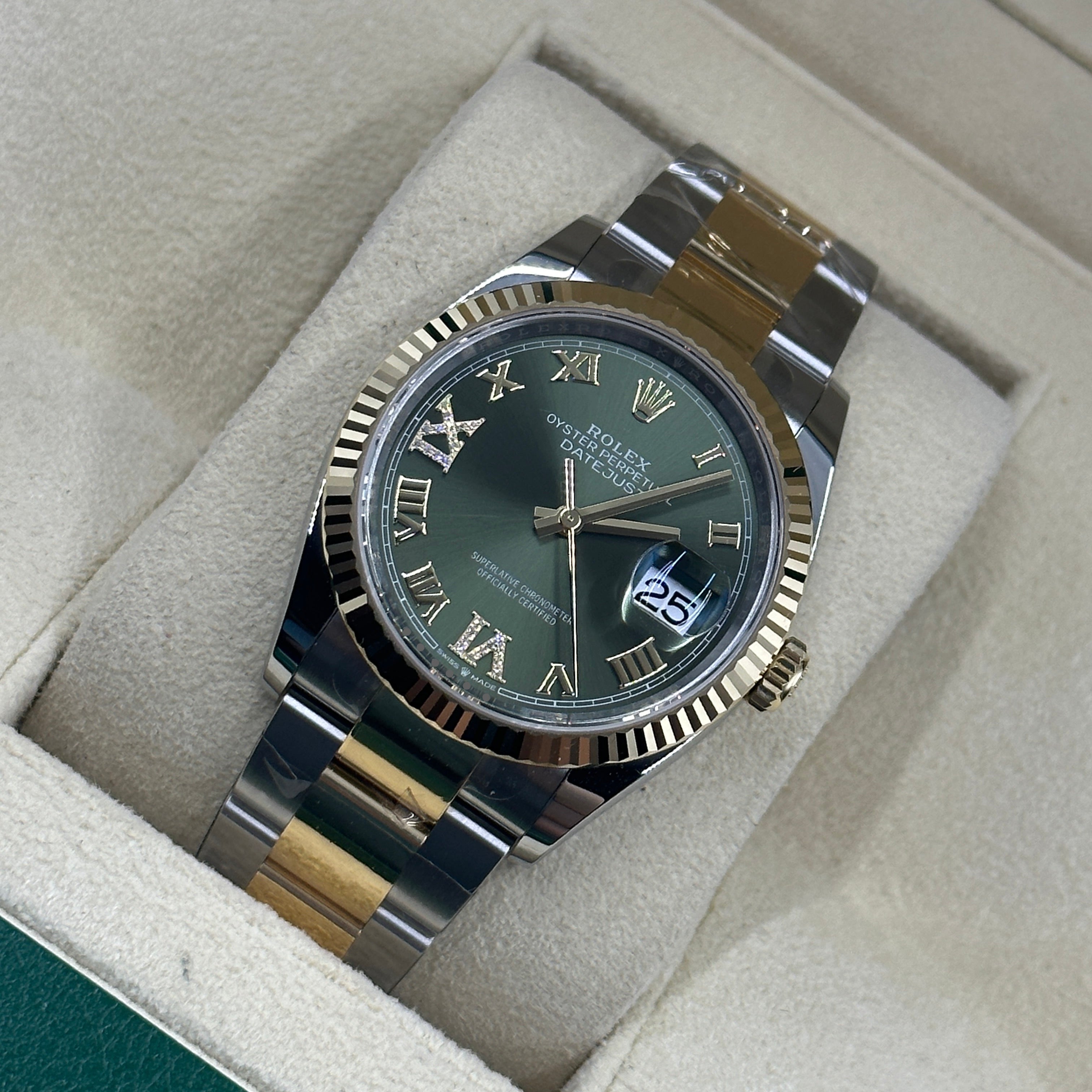 Rolex Datejust 36 126233 Green VIIX Oyster 2024