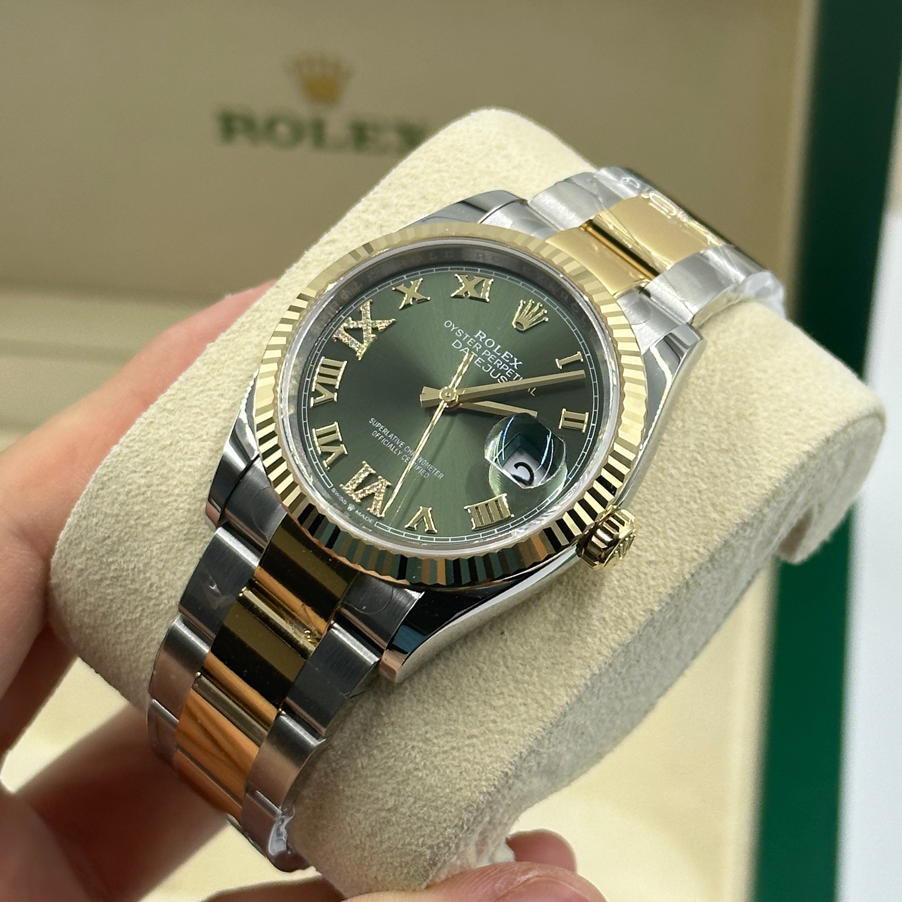 Rolex Datejust 36 126233 Green VIIX Oyster 2024
