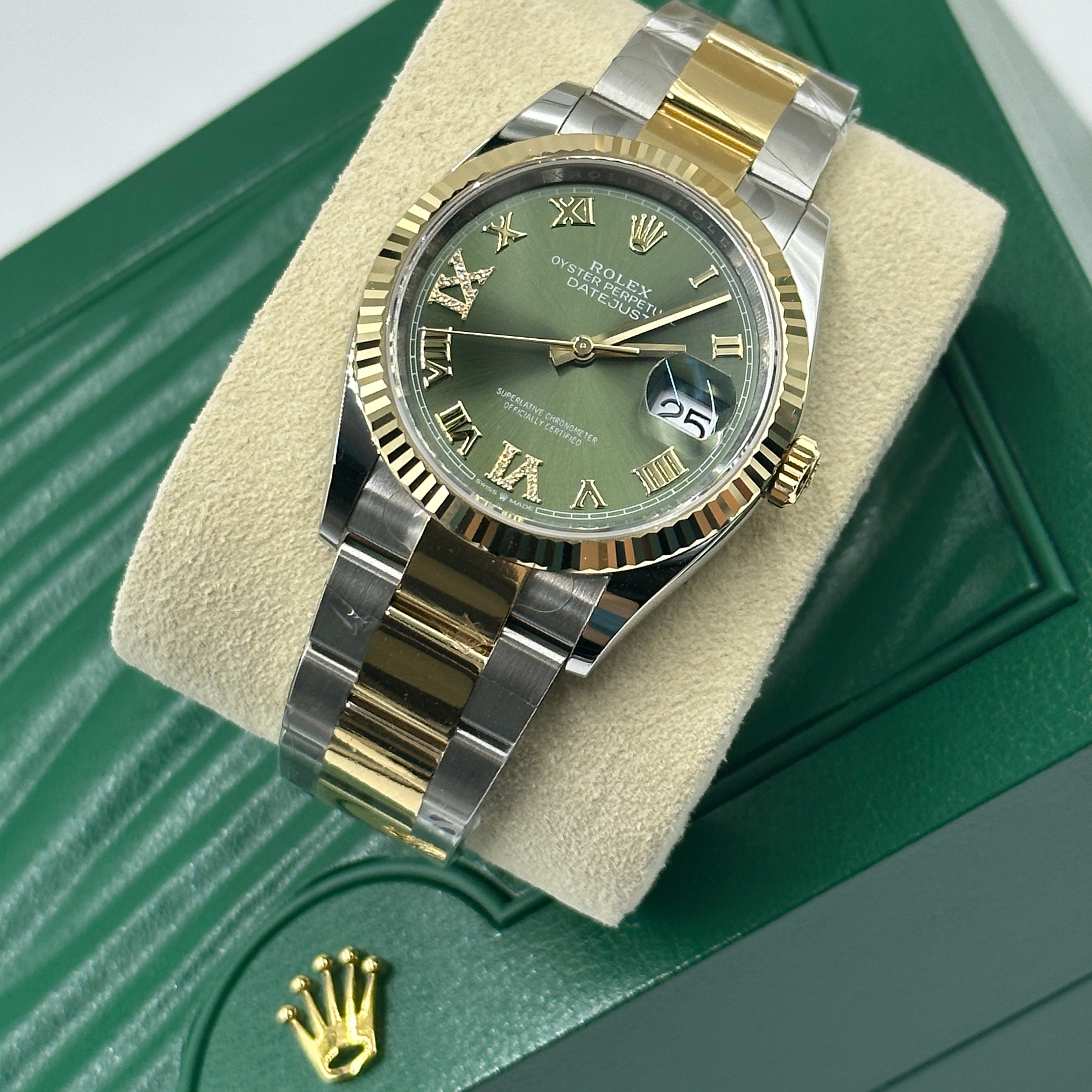 Rolex Datejust 36 126233 Green VIIX Oyster 2024