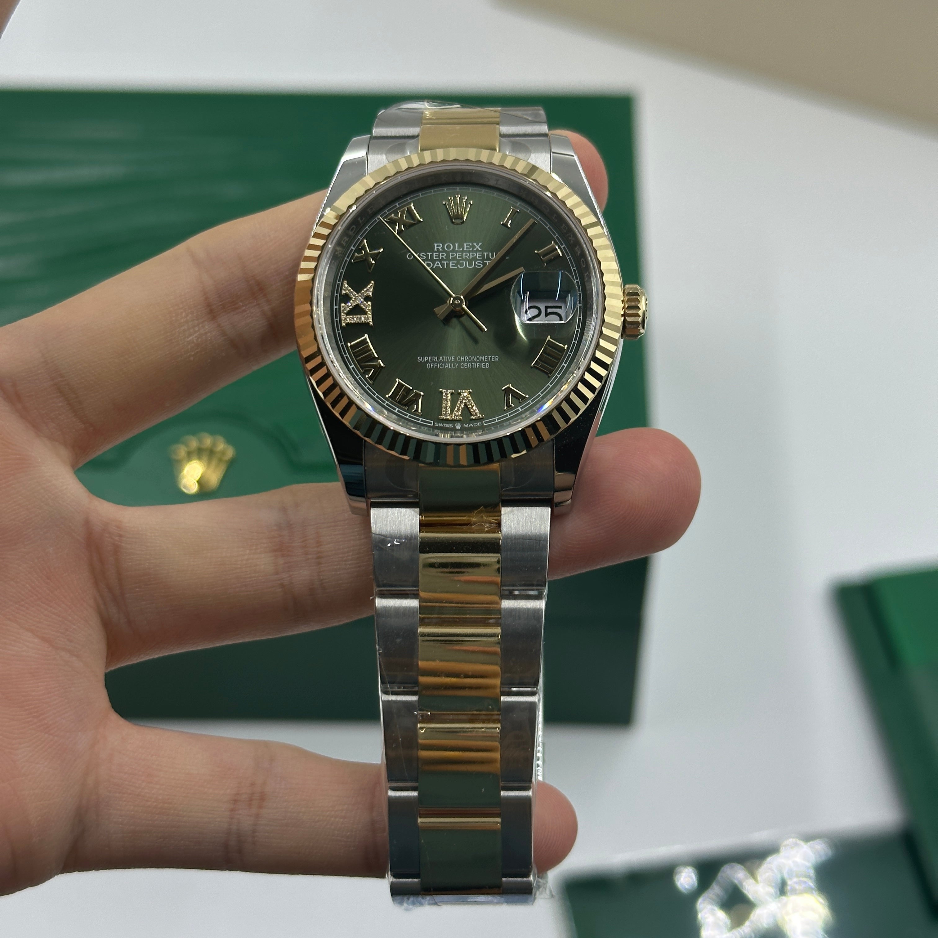 Rolex Datejust 36 126233 Green VIIX Oyster 2024