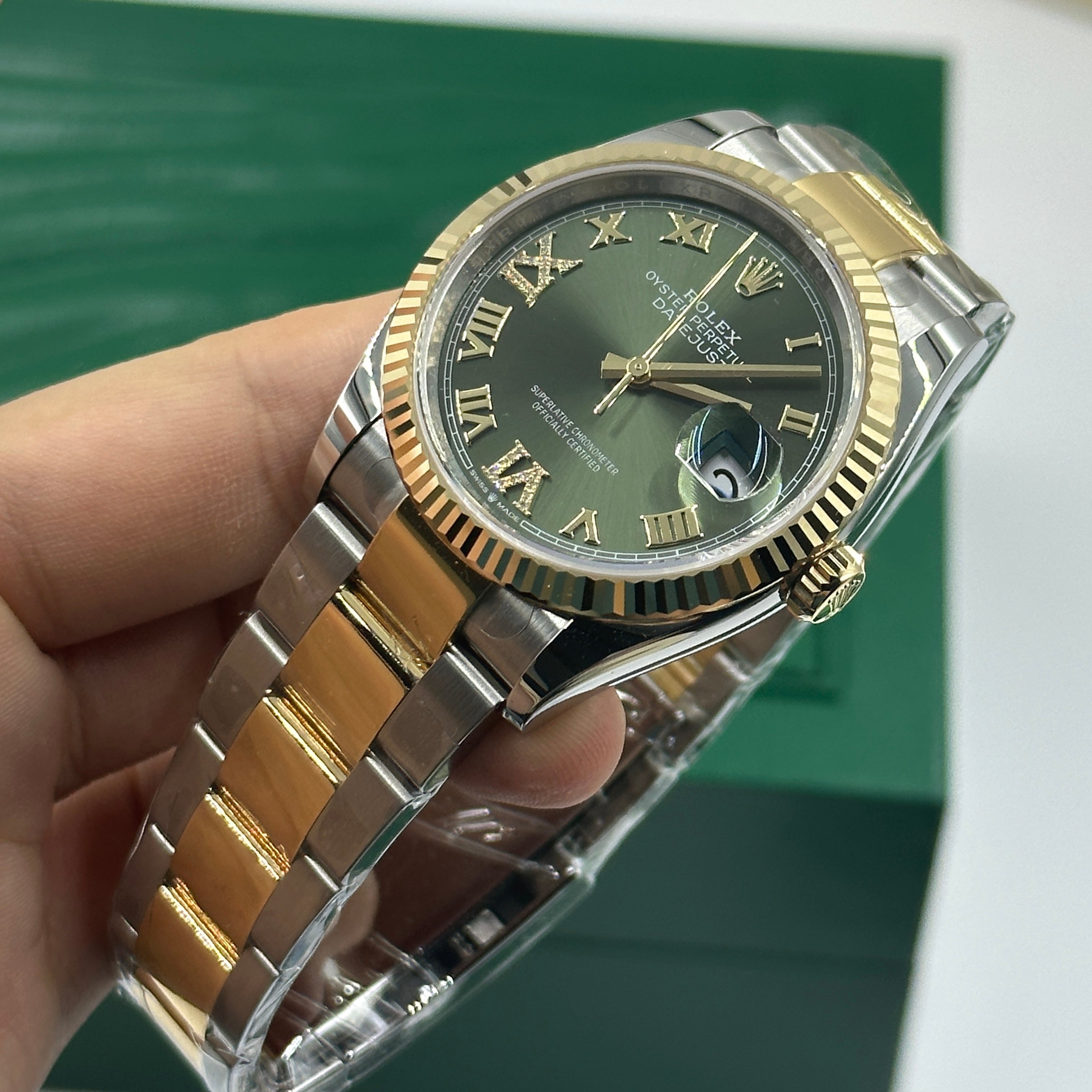 Rolex Datejust 36 126233 Green VIIX Oyster 2026