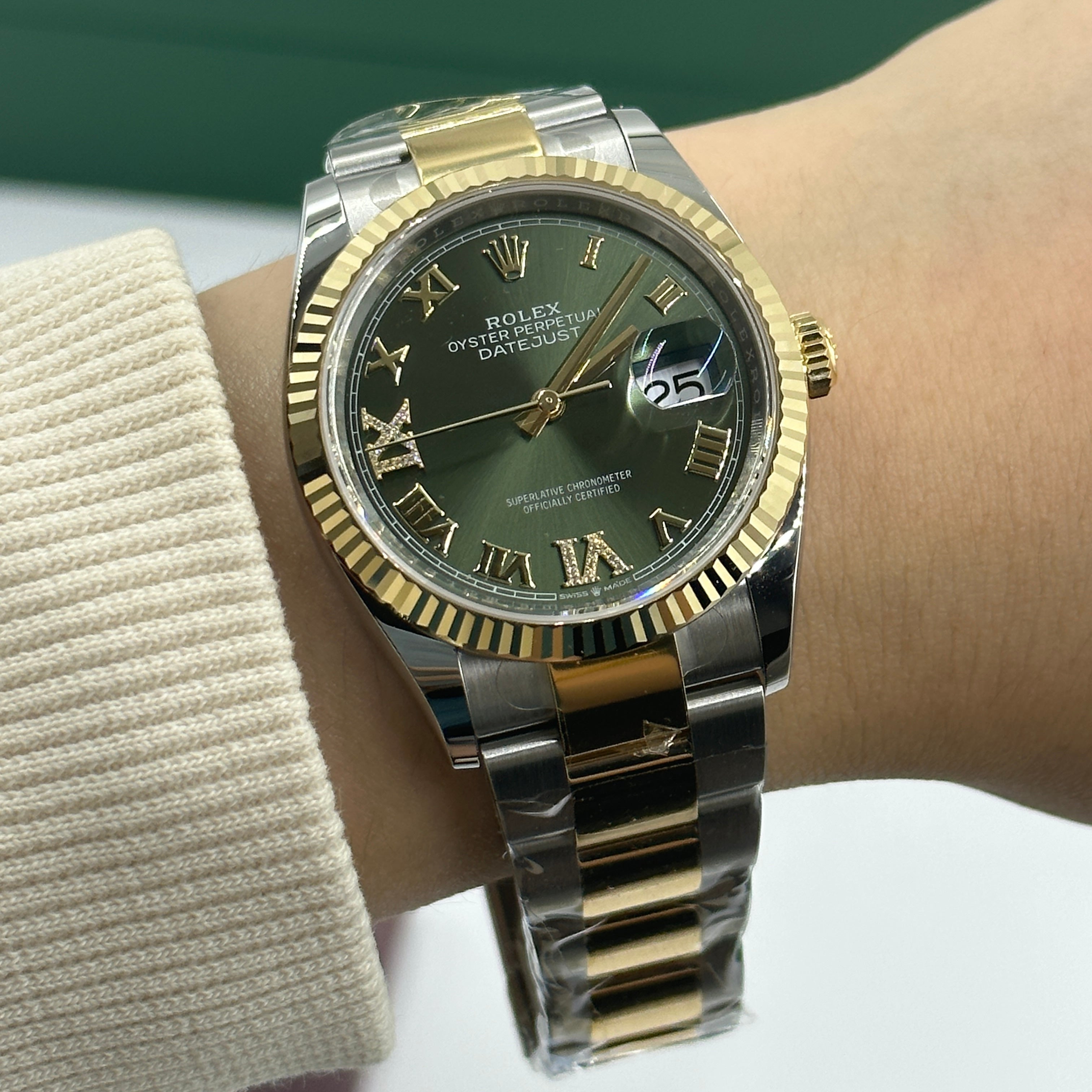 Rolex Datejust 36 126233 Green VIIX Oyster 2024