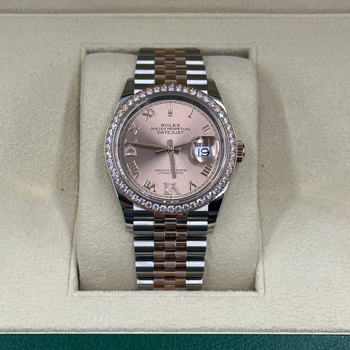 Rolex Datejust 36 126281RBR Pink Roman Dial Jubilee 126281RBR-0015 2025