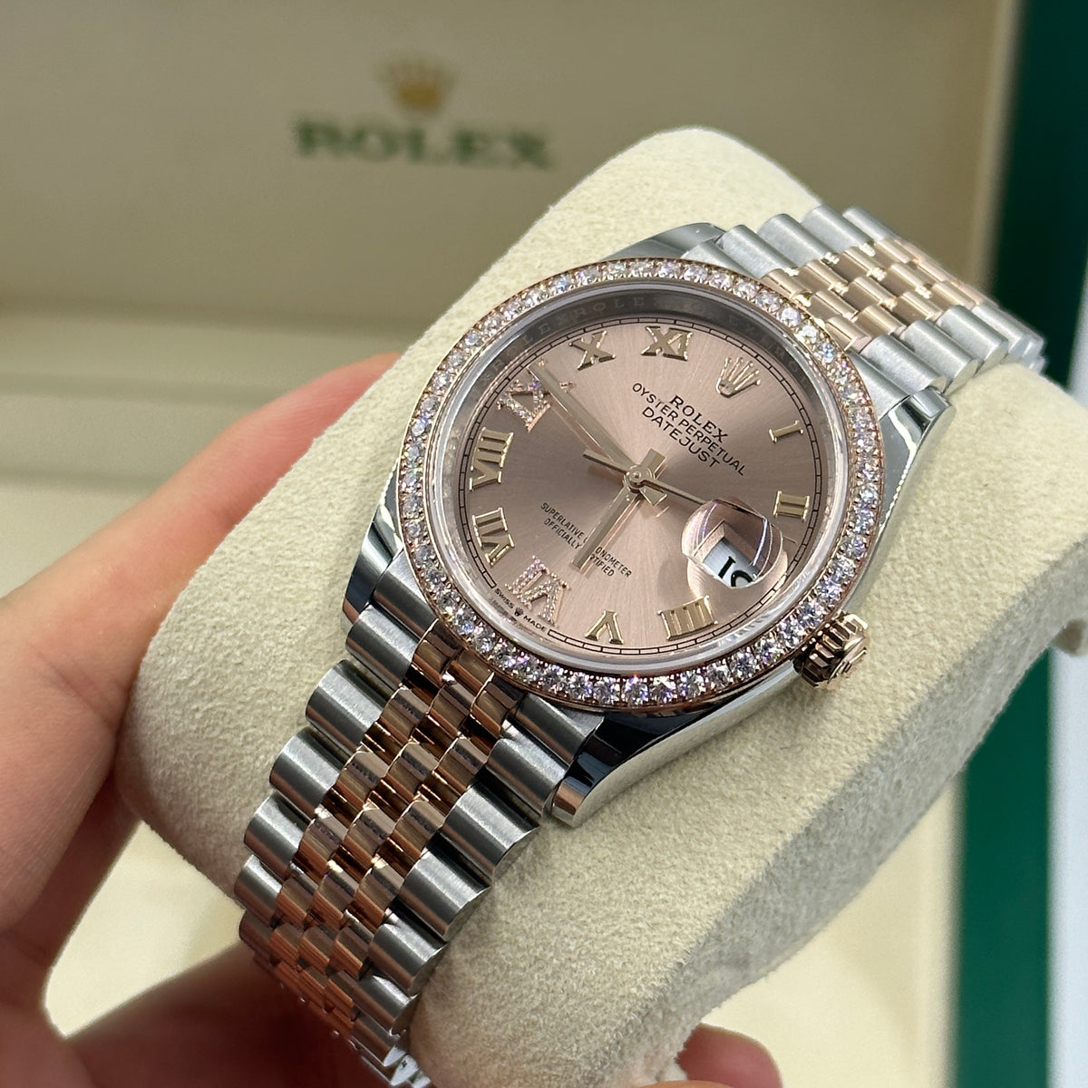 Rolex Datejust 36 126281RBR Pink Roman Dial Jubilee 126281RBR-0015 2025