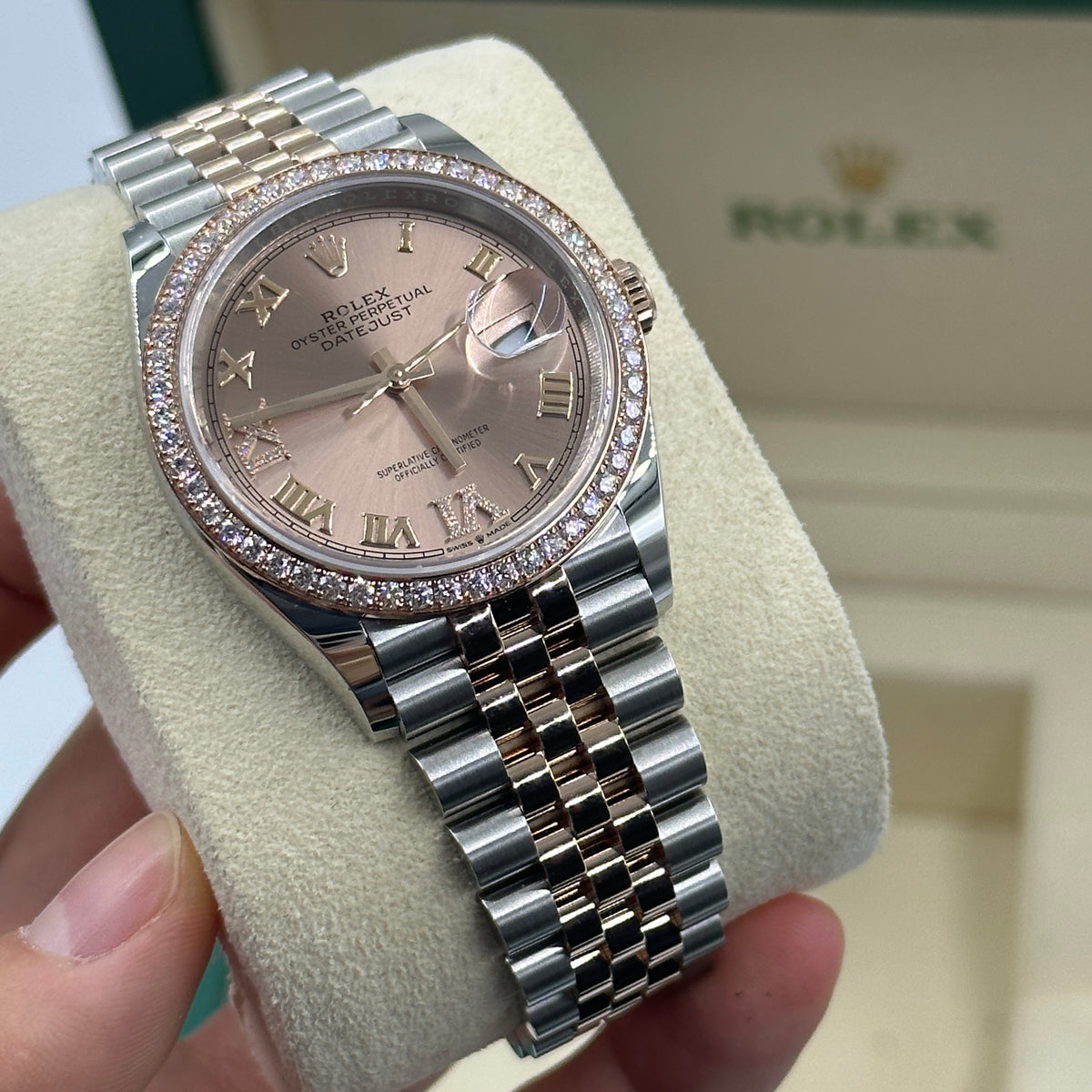 Rolex Datejust 36 126281RBR Pink Roman Dial Jubilee 126281RBR-0015 2025